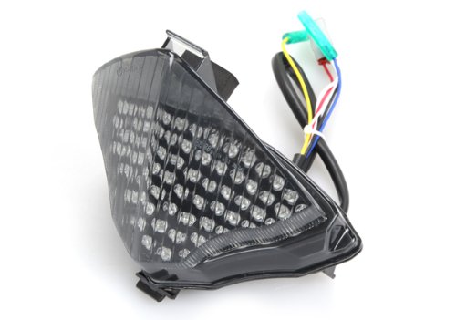 Smoke Lens Sequential LED Tail Lights for 2004-2006 Yamaha YZF R1 Motorcycle - Upgrade Your Bike's Rear Lighting for Enhanced Visibility and Style