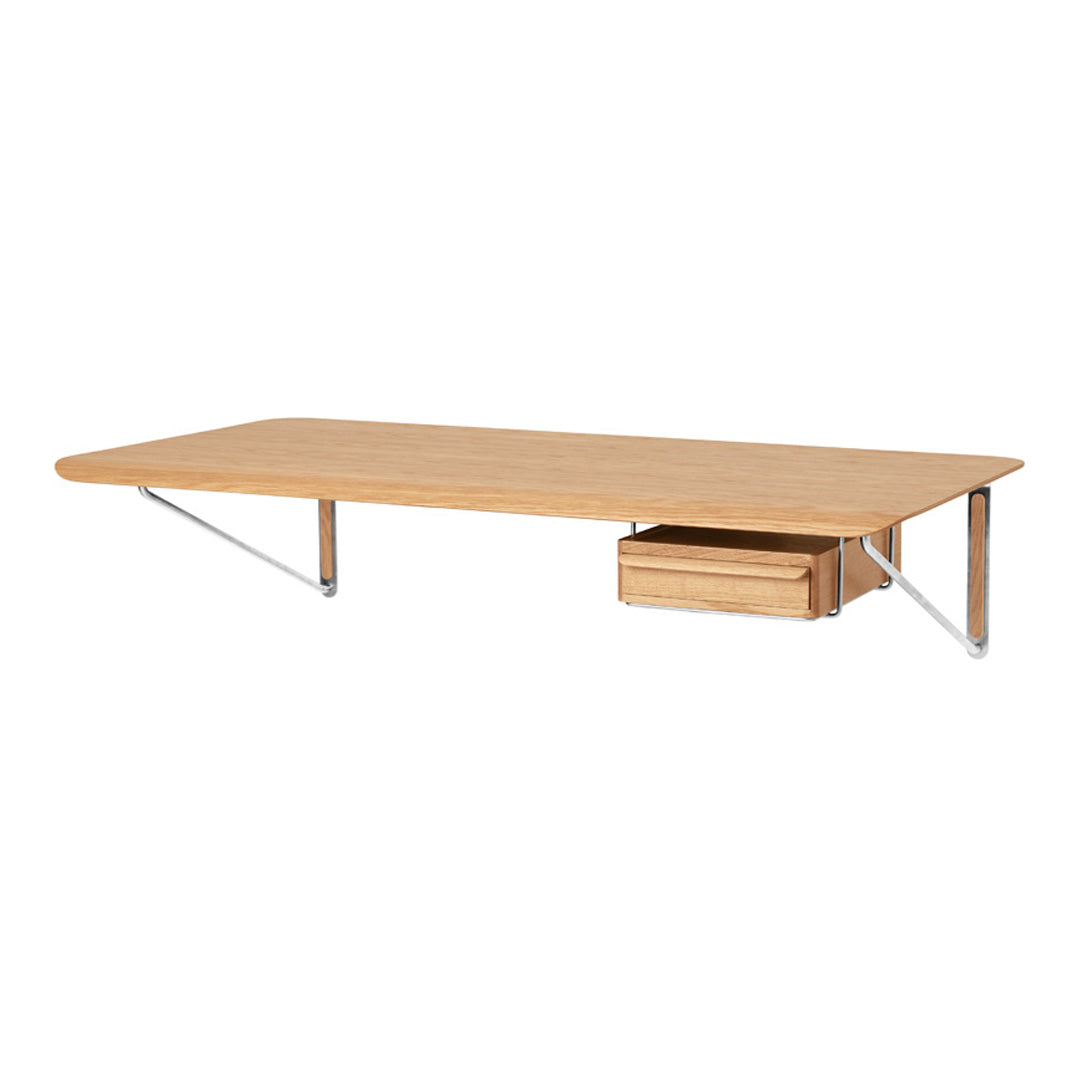 AB019 Wall-Mounted Desk with Drawer - Space-Saving Home Office & Study Workstation for Small Rooms