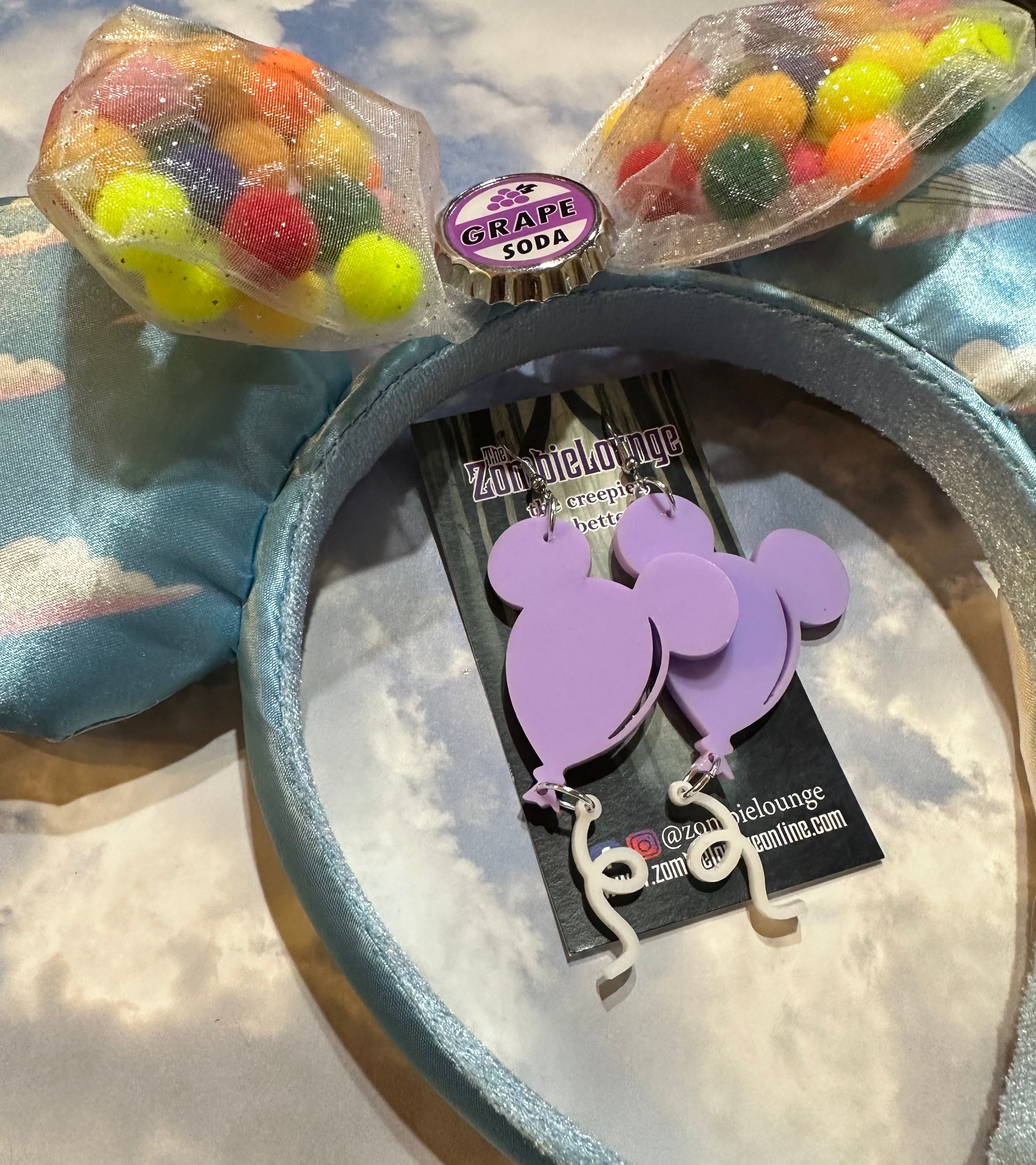 Cute Mouse Balloon Earrings for Women - Fun Animal Jewelry for Parties, Halloween & Everyday Wear