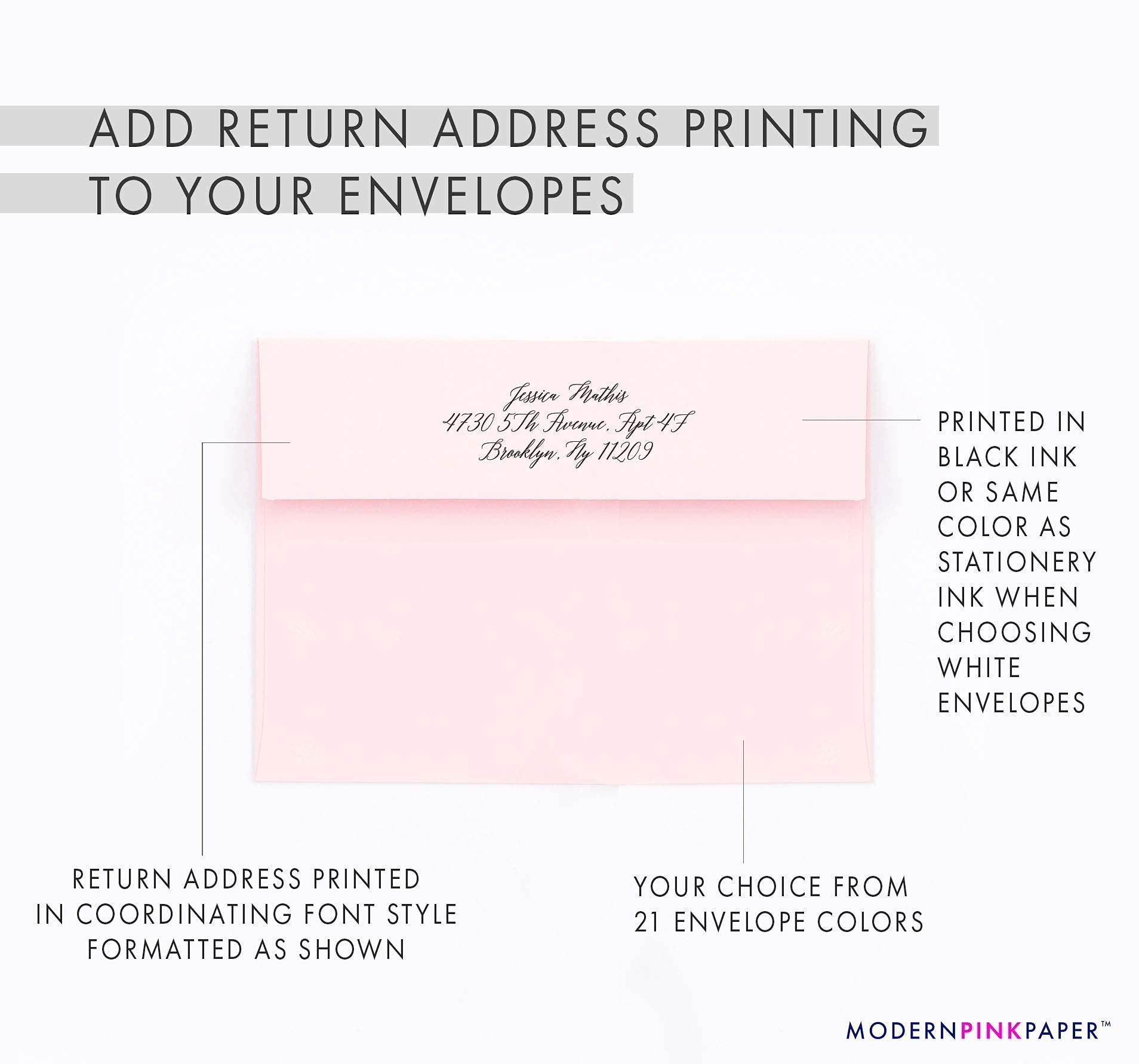 Rustic Personalized Floral Stationery Set with Envelopes - Custom Folded Note Cards for Women, Choose Colors & Quantity - Perfect for Thank You Cards, Wedding Invitations & Handwritten Letters