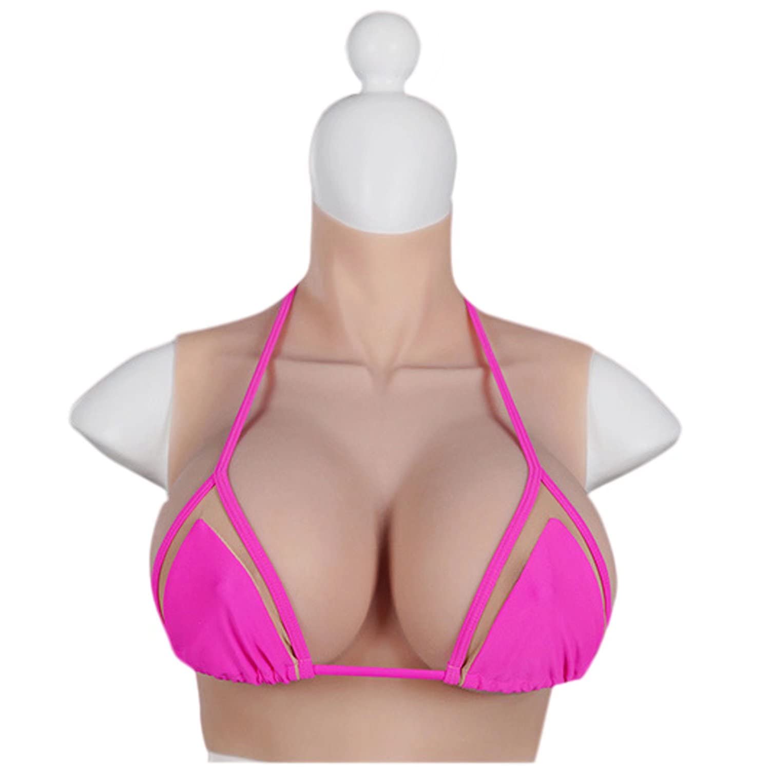 Premium Silicone Fake Breasts for Crossdressers, Drag Queens & Mastectomy - Natural Looking False Boobs for Cosplay, Halloween & Gender Transformation - Comfortable & Realistic Breastplate for Daily Wear & Special Occasions