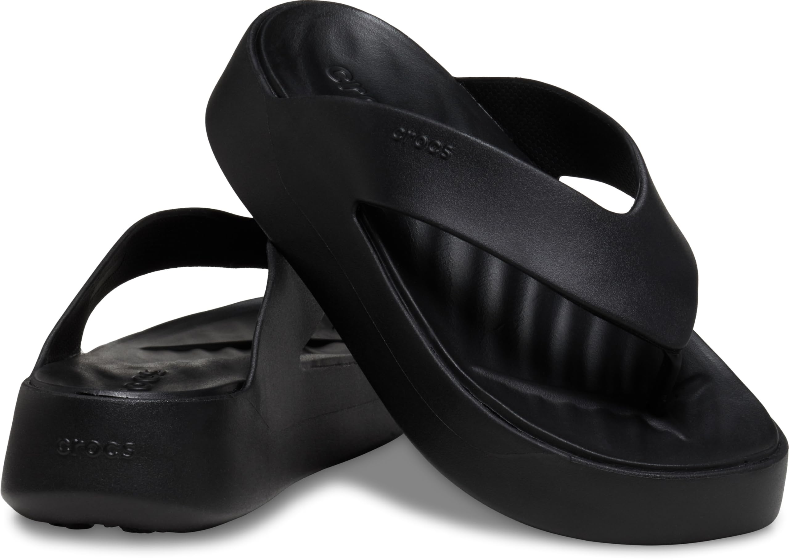 Crocs Women's Getaway Platform Flip Flop Sandals - Comfortable Summer Beach Slides with Arch Support for Pool, Vacation & Casual Wear