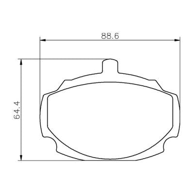 Mintex MLB10 M1144 Brake Pads for MG B (Non-V8) | High-Performance Braking | Perfect for Classic Car Restoration & Daily Driving