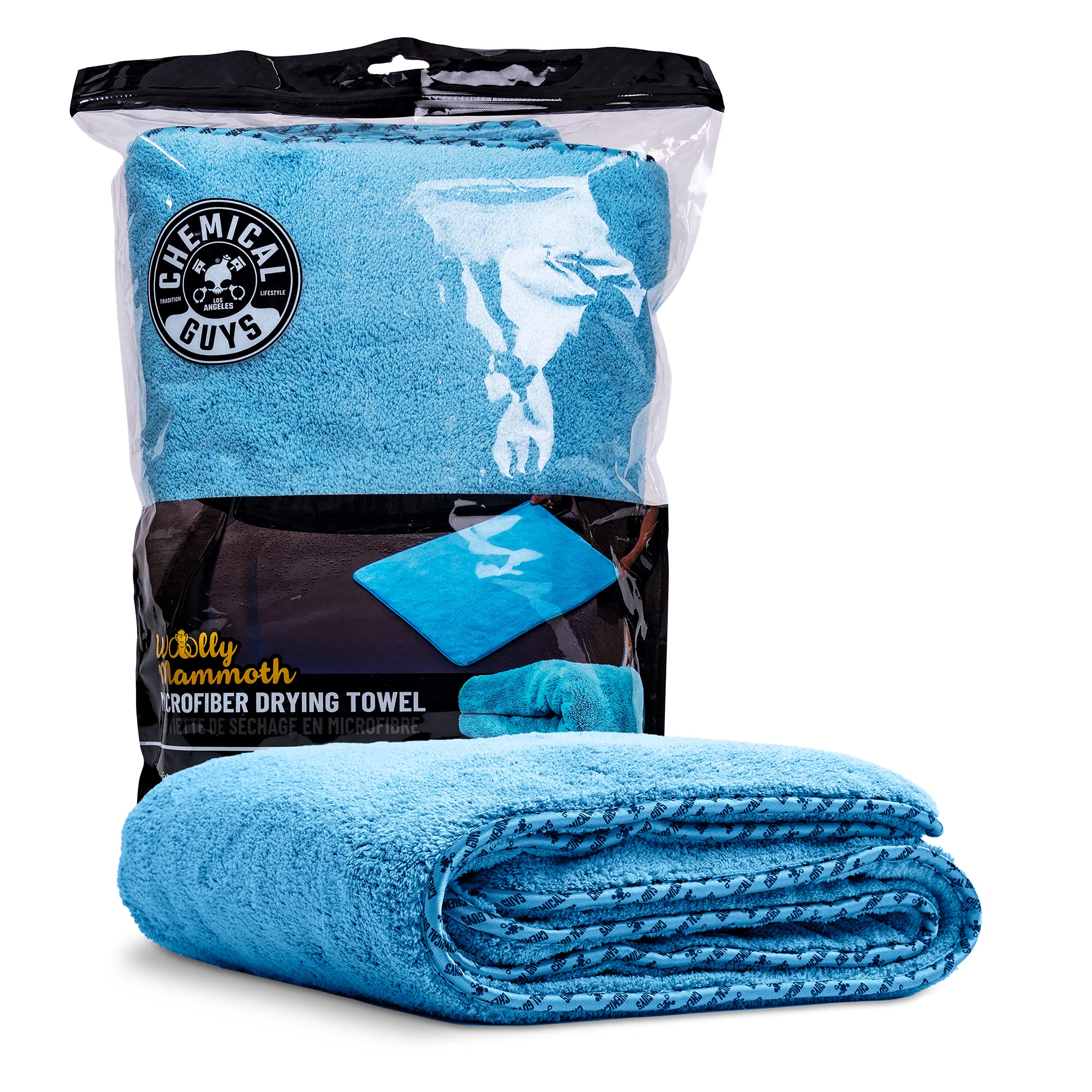 Chemical Guys Woolly Mammoth Large Microfiber Towel - Super Absorbent & Ultra Soft Car Detailing Towel for Cars, Trucks & SUVs (36