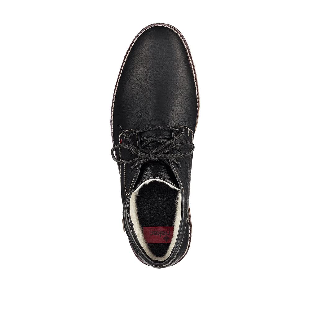 Rieker Men's Ankle Boots - Comfortable Leather Casual Shoes for Walking & Work | Waterproof Winter Boots for Outdoor & Office Wear