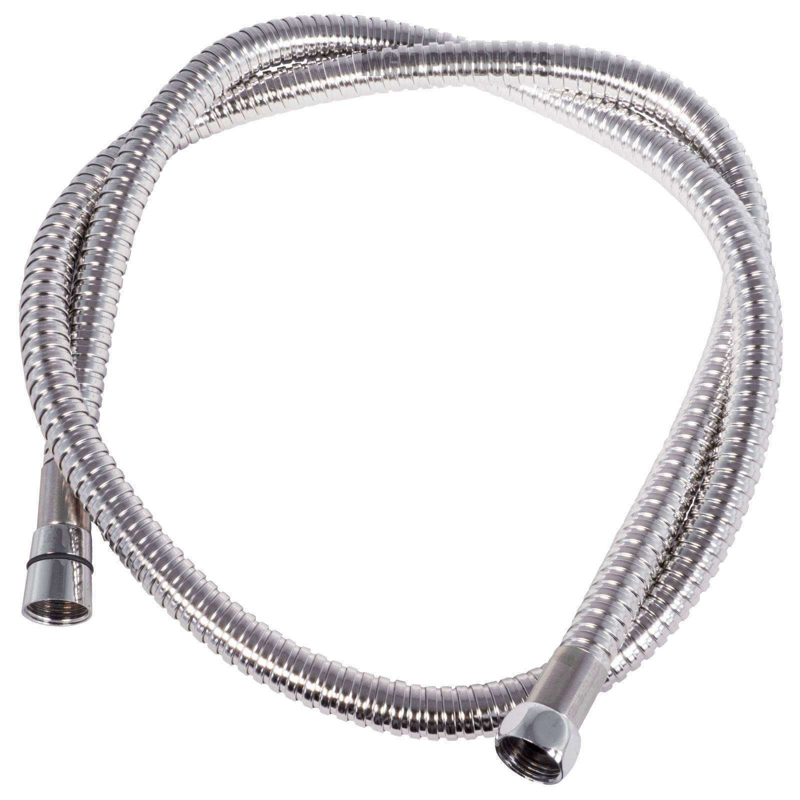 1.5 Meter Stainless Steel Shower Hose with Double Lock & Large Bore - Perfect for Bathroom, Spa, and RV Use