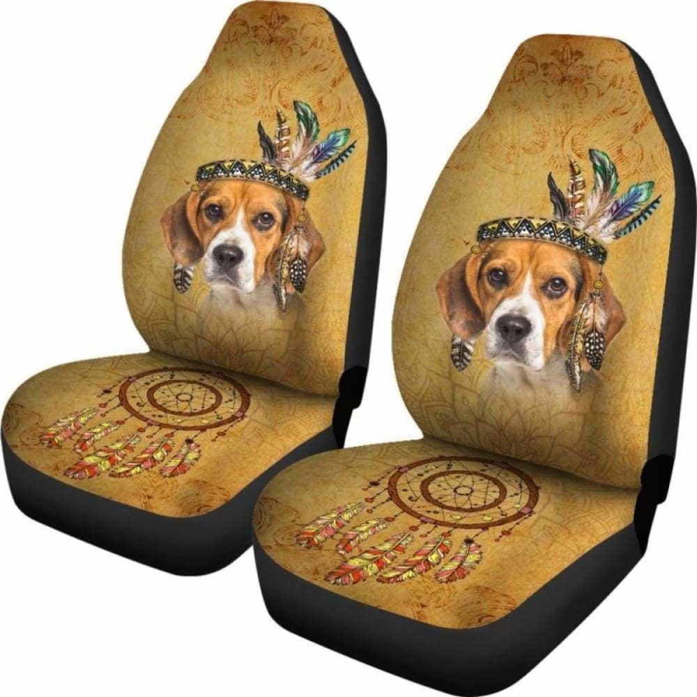 Beagle Car Seat Covers for Dogs - Waterproof Pet Seat Protector for Cars, Trucks & SUVs - Perfect for Travel, Outdoor Adventures & Daily Commutes