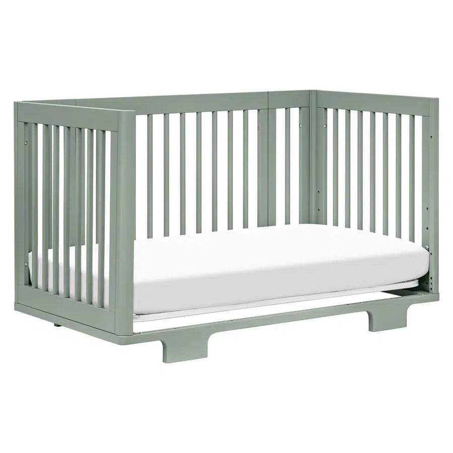 Babyletto Yuzu 8-in-1 Convertible Crib in Light Sage - Modern Nursery Furniture for Newborn to Toddler Bed | Safe, Stylish & Space-Saving Baby Crib for Small Nursery Rooms