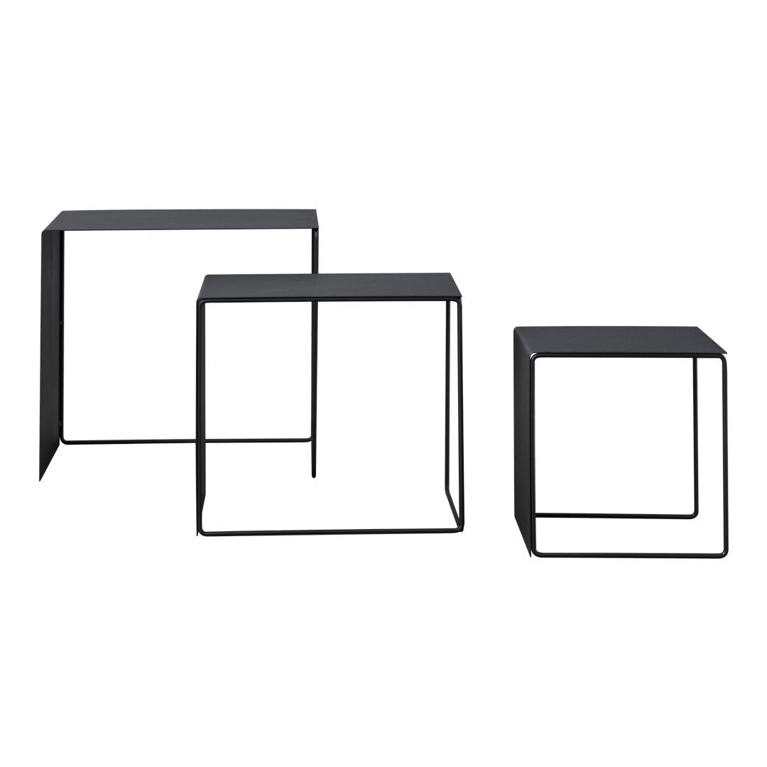 Stylish Cluster Tables Set of 3 - Modern Nesting Side Tables for Living Room, Bedroom & Office - Perfect for Small Spaces & Home Decor