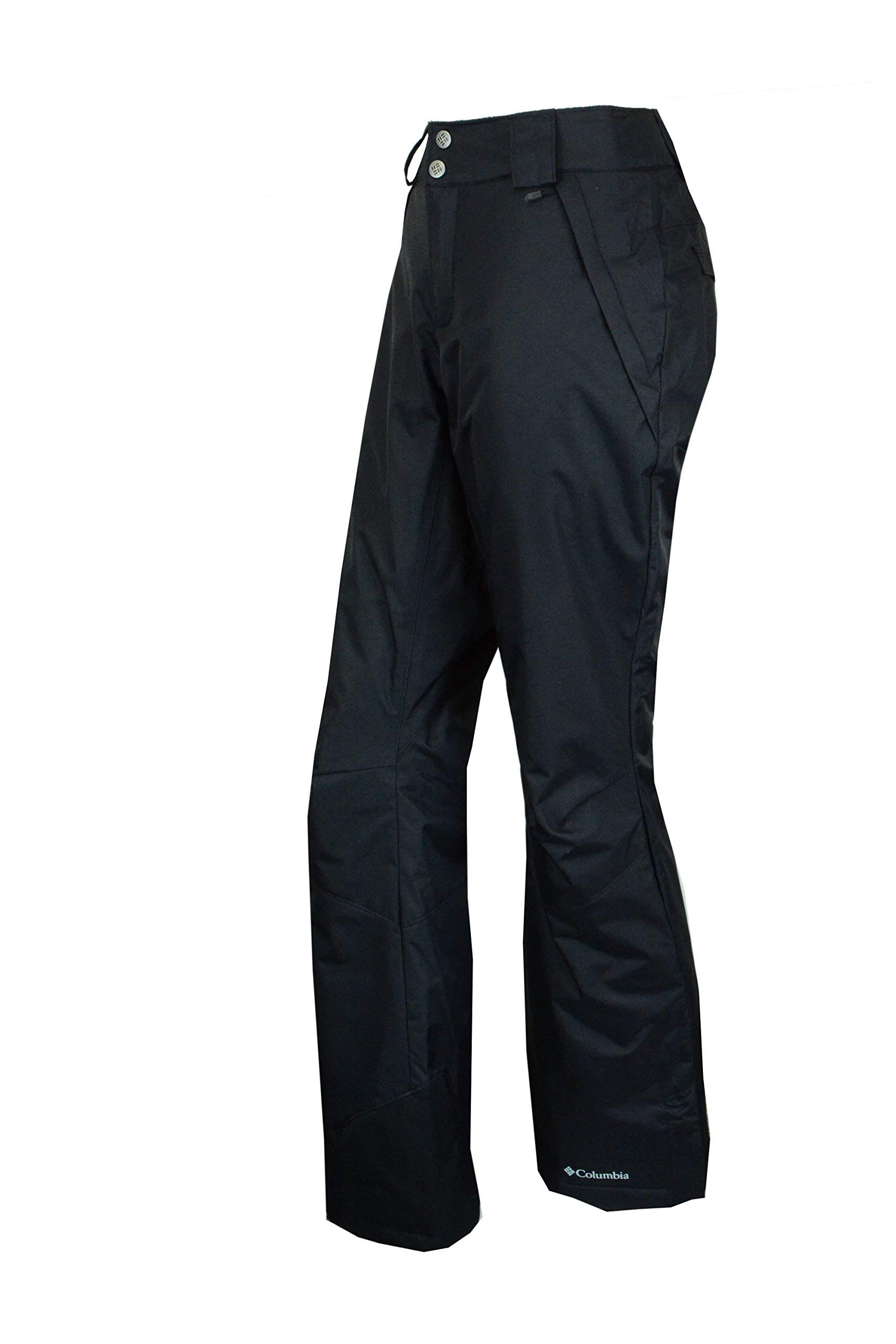Columbia Women's Arctic Trip Omni-Heat Waterproof Snow Pants - Thermal Winter Ski Pants for Cold Weather, Black, Large - Perfect for Skiing, Snowboarding & Outdoor Winter Activities