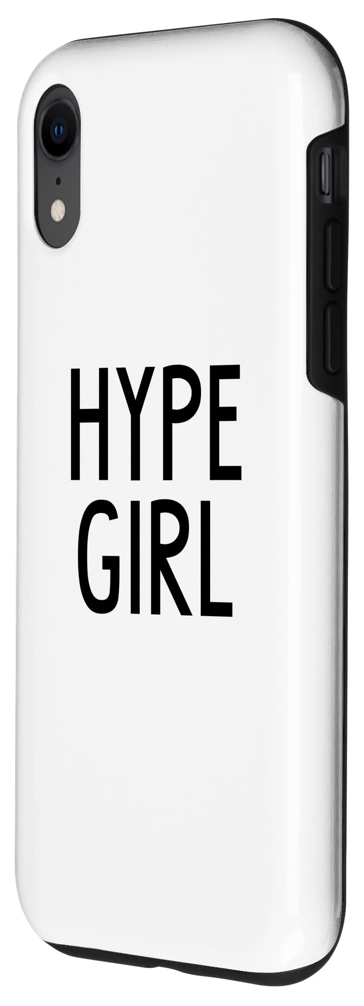 iPhone XR Hype Girl Phone Case - Trendy Protective Cover for Women with Cute 'Hype Girl' Design | Perfect for Everyday Use, School & Social Media