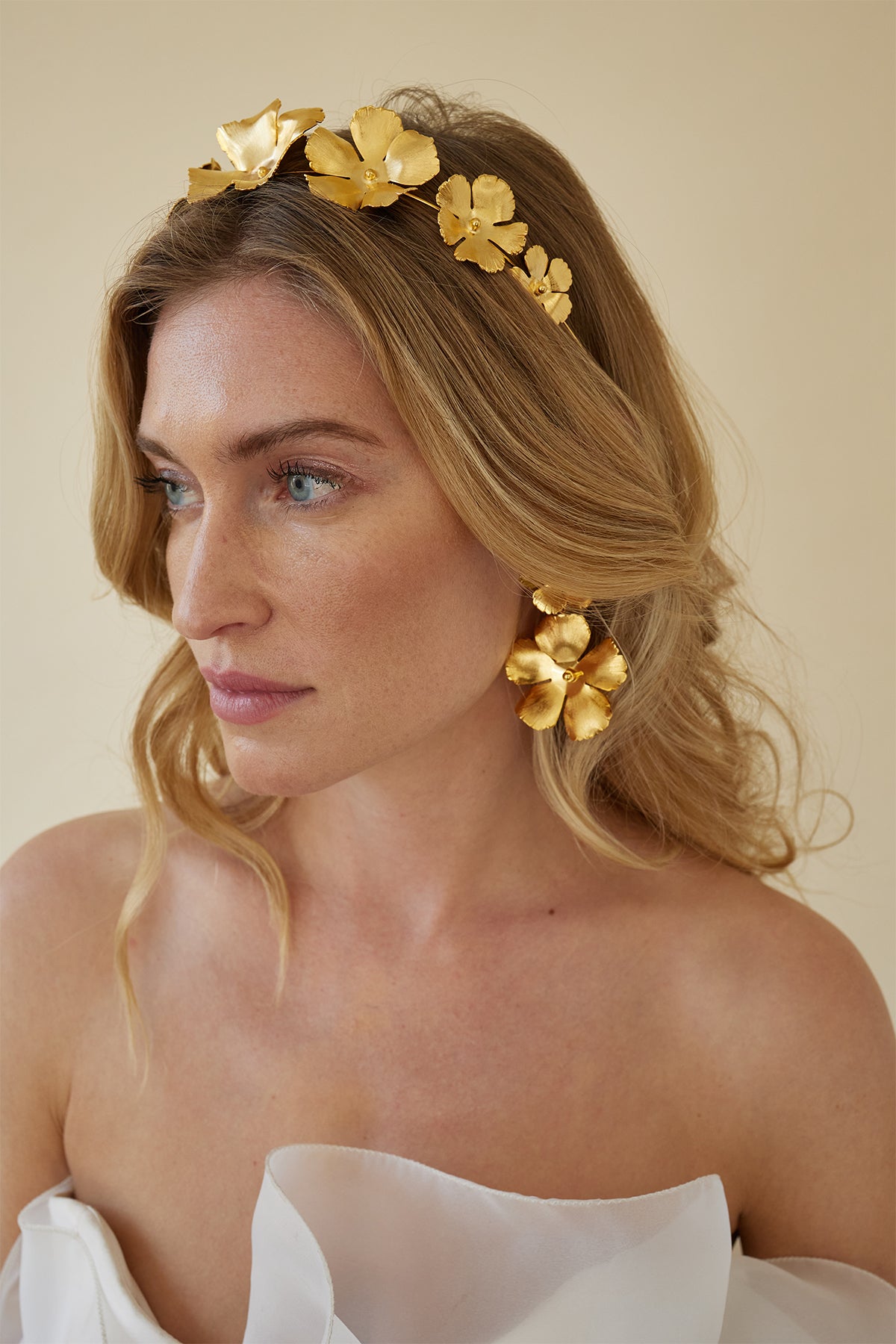 Eden Floral Headband for Women - Elegant Flower Hair Accessories for Weddings, Parties & Everyday Wear