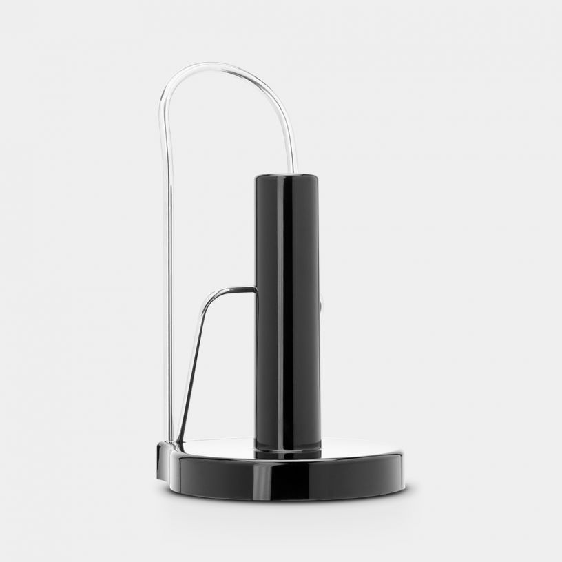 Stainless Steel Free Standing Kitchen Paper Towel Holder - Perfect for Countertop, Pantry, and Restaurant Use