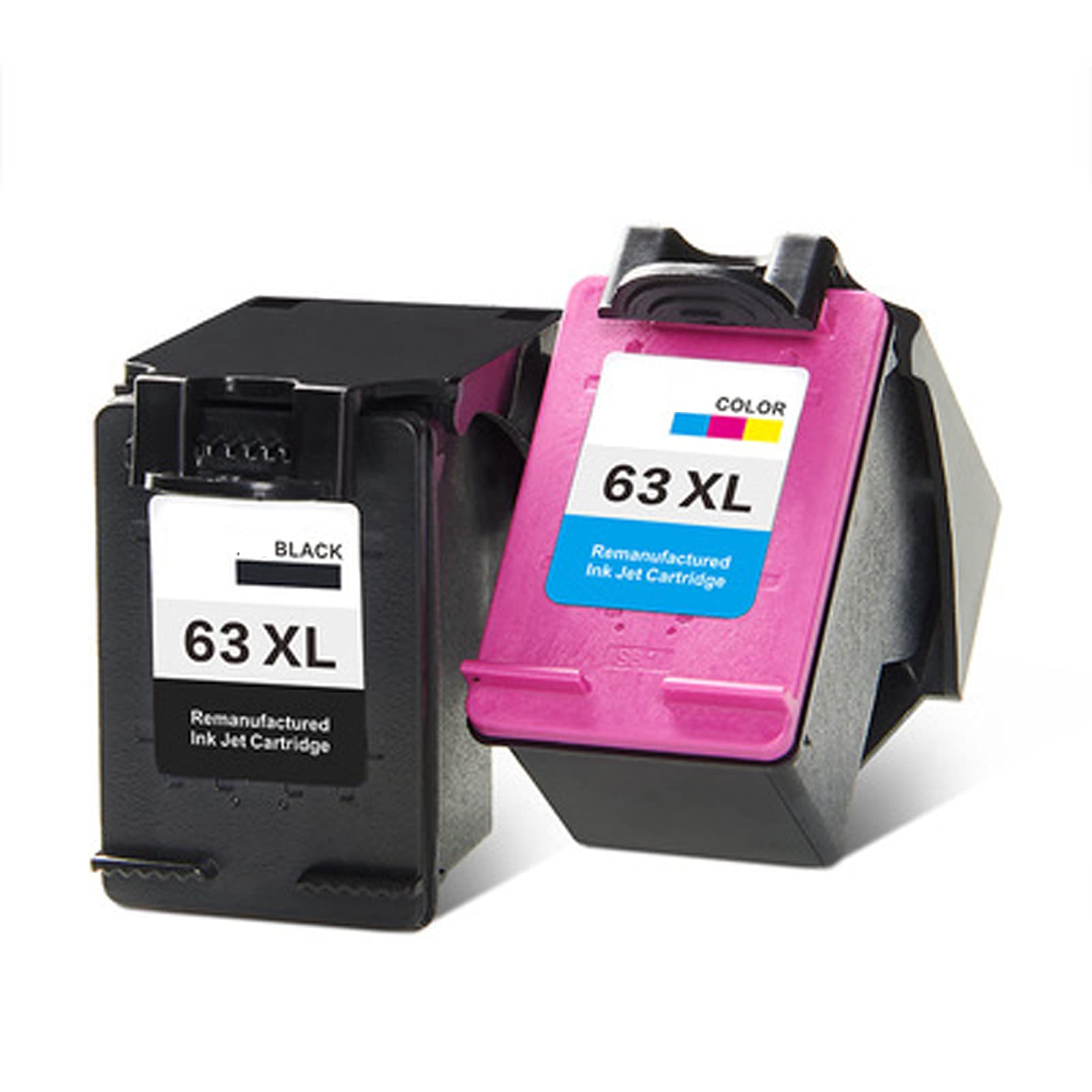 HP 63XL Compatible Ink Cartridge Replacement for HP Deskjet 1111 1112 2130 2131 3630 3632 4520 4650 5740 Printers - High Quality Clear Printing, Wide Compatibility - Perfect for Home, Office & School Printing Needs
