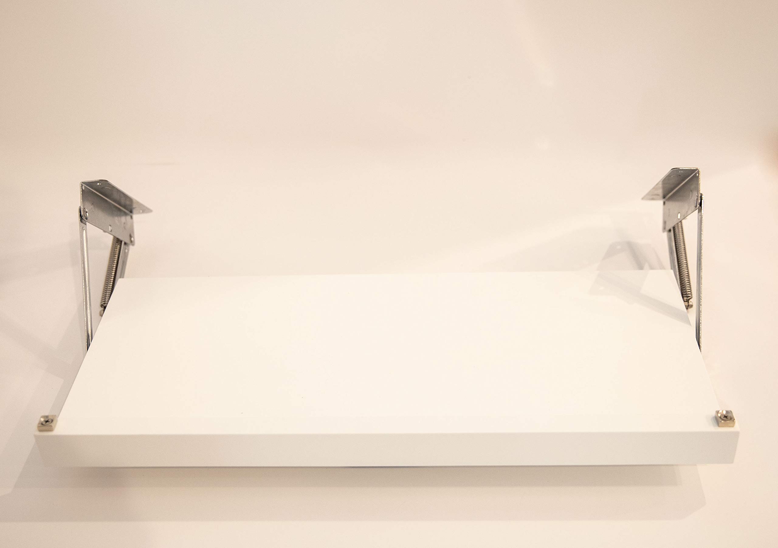 Under Cabinet Cookbook Holder - White | Space-Saving Kitchen Organizer for Easy Recipe Access While Cooking