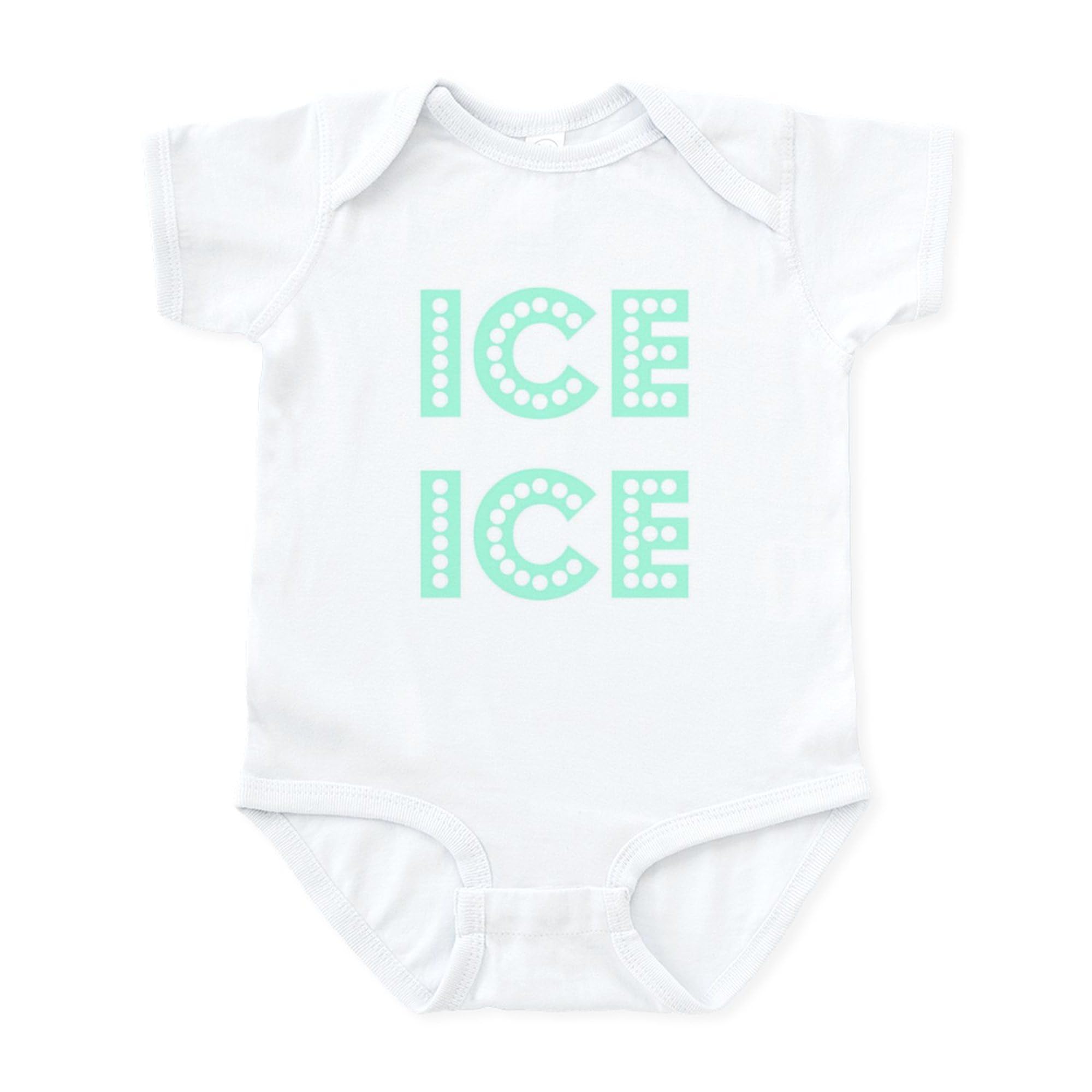 Ice Ice Baby Cute Infant Bodysuit - Adorable Baby Romper for Boys & Girls - Perfect for Photo Shoots, Playtime & Everyday Wear