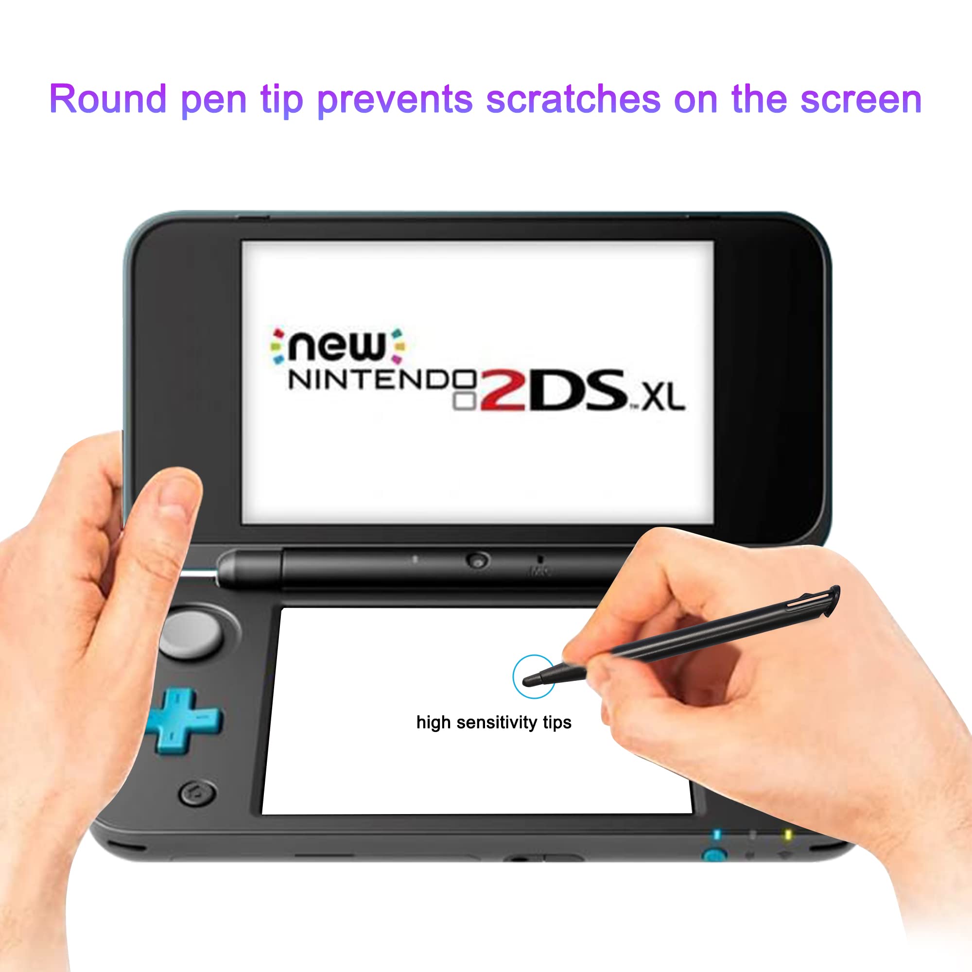 Original Nintendo NEW 2DS XL Charger Kit - AC Power Adapter & Stylus Pen Set - 100-240V Wall Travel Charger with Power Cord - Perfect for Home, Office & Travel Gaming Accessories