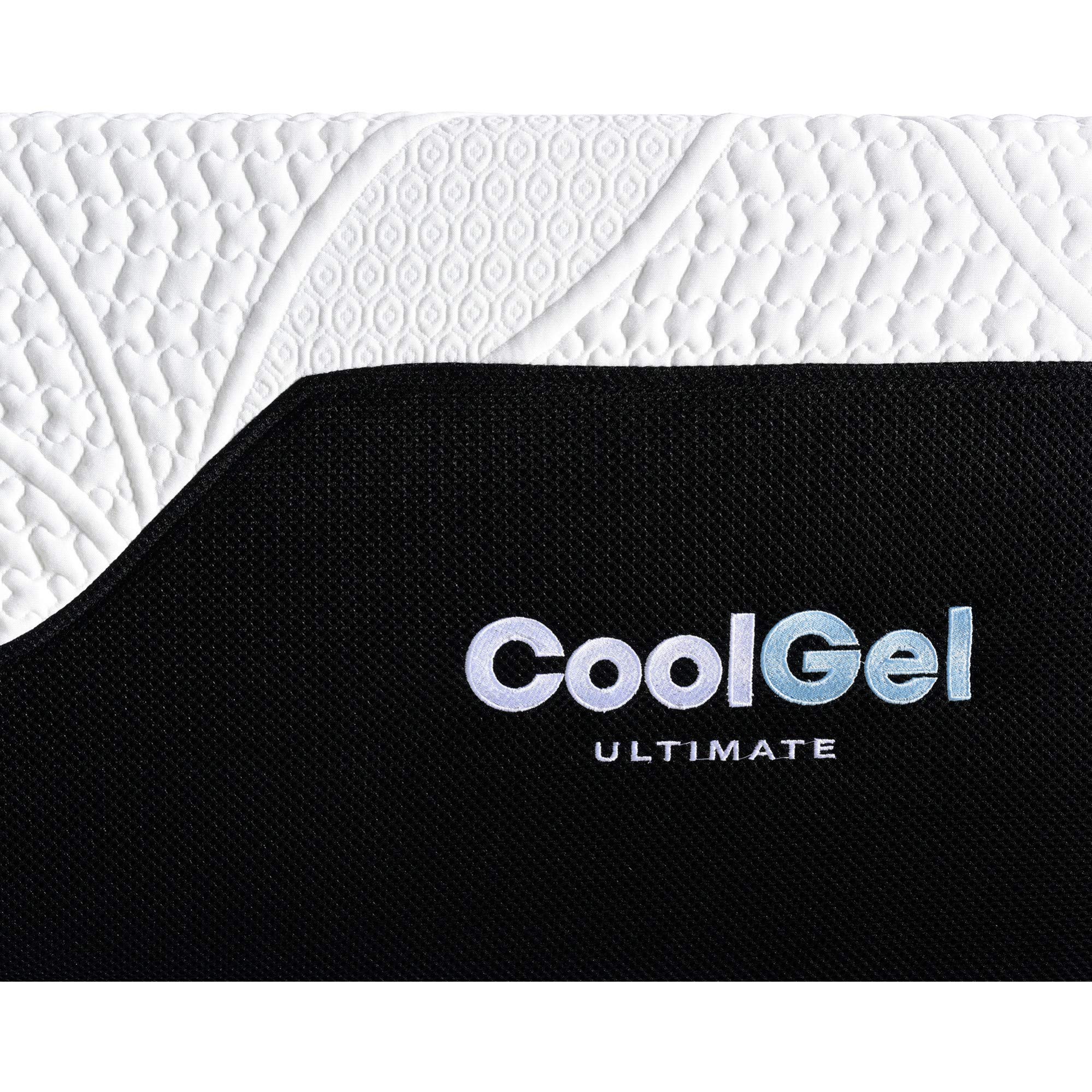 14 Inch Medium Firm Cooling Gel Memory Foam Mattress Queen Size - CertiPUR-US Certified with Pressure Relief & 2 Free CoolGel Pillows | Bed in a Box for Hot Sleepers, Back Pain Relief & Guest Room Comfort