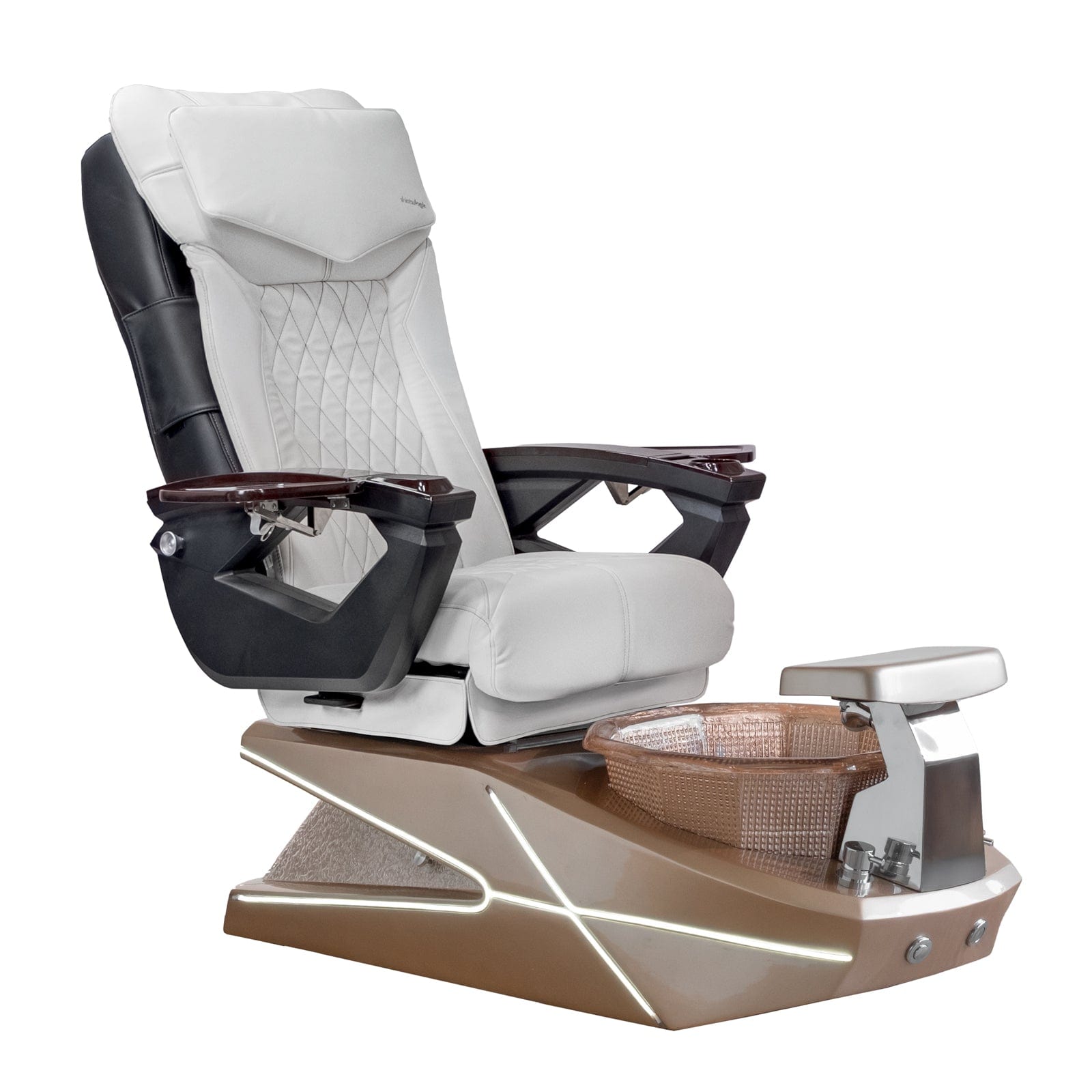 GEOM II Shiatsulogic LX Professional Pedicure Spa Chair for Salons - Massage, Foot Bath & Comfortable Reclining - Perfect for Nail Salons, Spas & Home Use