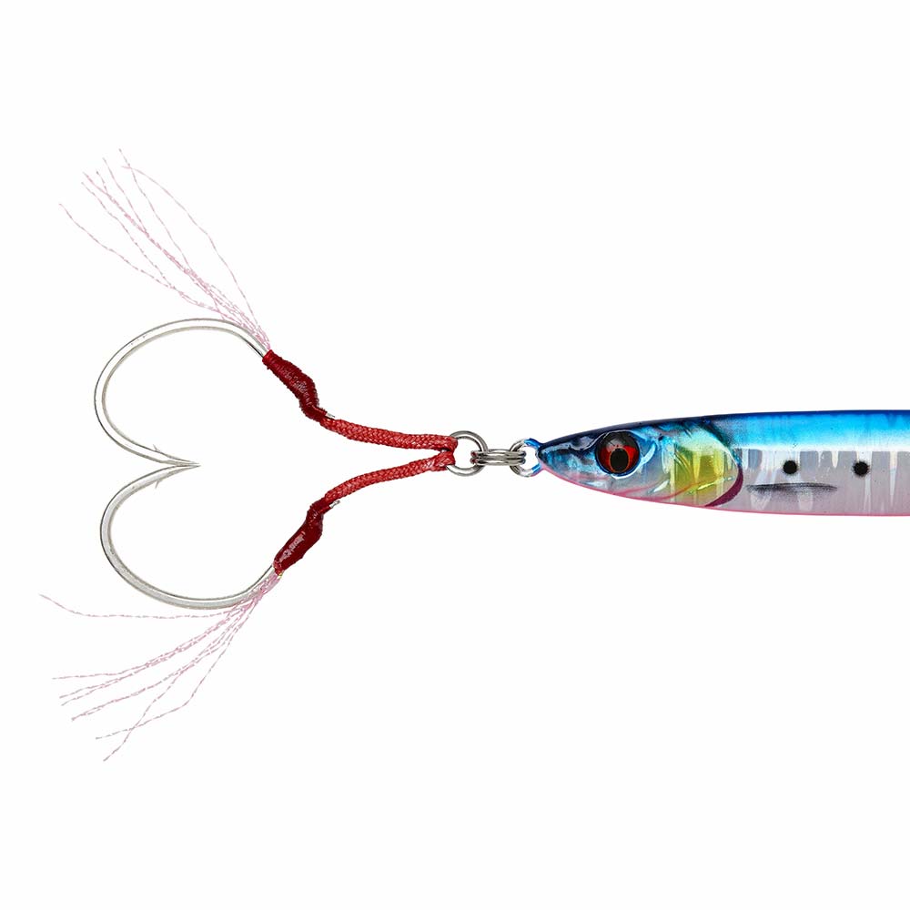 Savage 3D Slim Jig Minnow Fishing Lure - Topwater Bass Trout Walleye Bait - Perfect for Freshwater & Saltwater Fishing