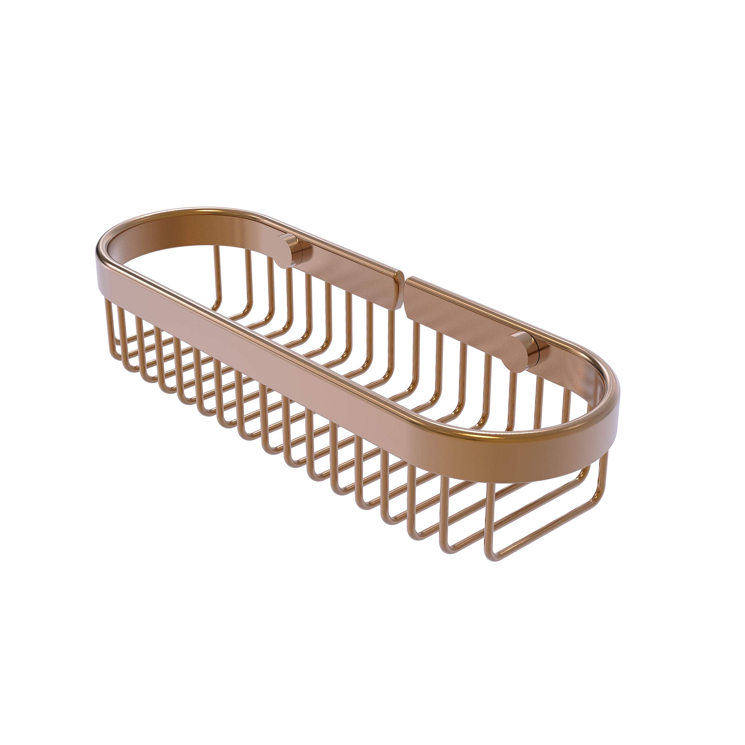 Allied Brass Shower Basket - Brushed Bronze Finish - Rust-Resistant Bathroom Storage Organizer - Perfect for Shower Caddies, Bath Accessories & Home Decor