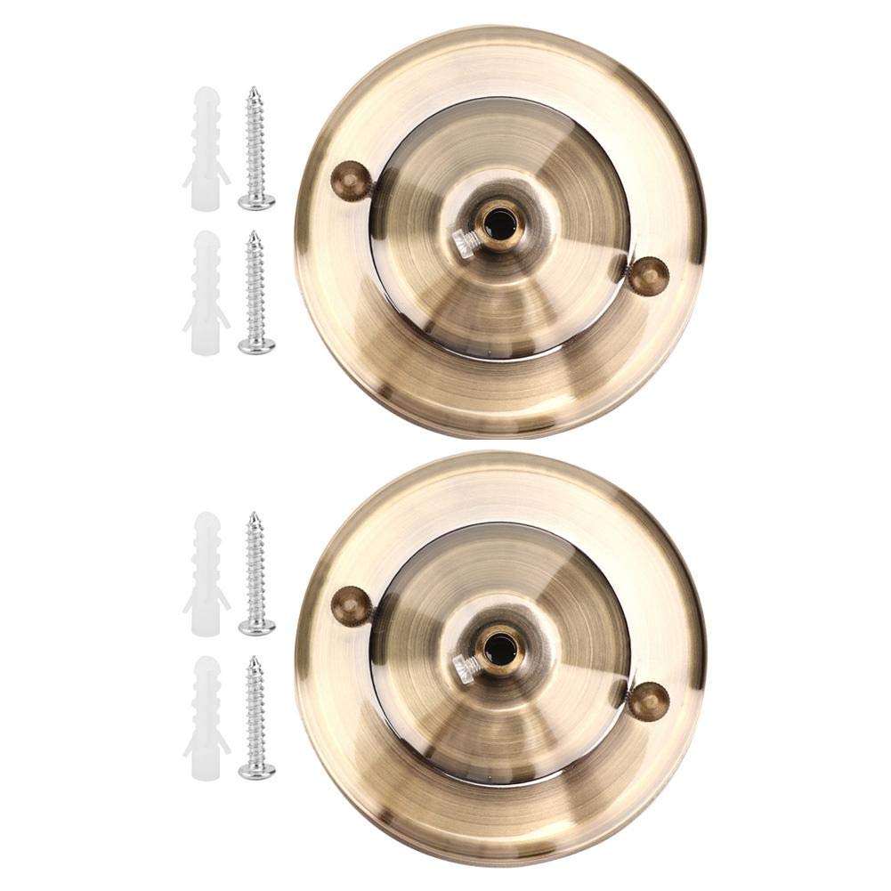 Emoshayoga 2PCS Iron Chandelier Hook - DIY Ceiling Light Holder for Restaurant, Bar, Hall Lighting (Bronze)