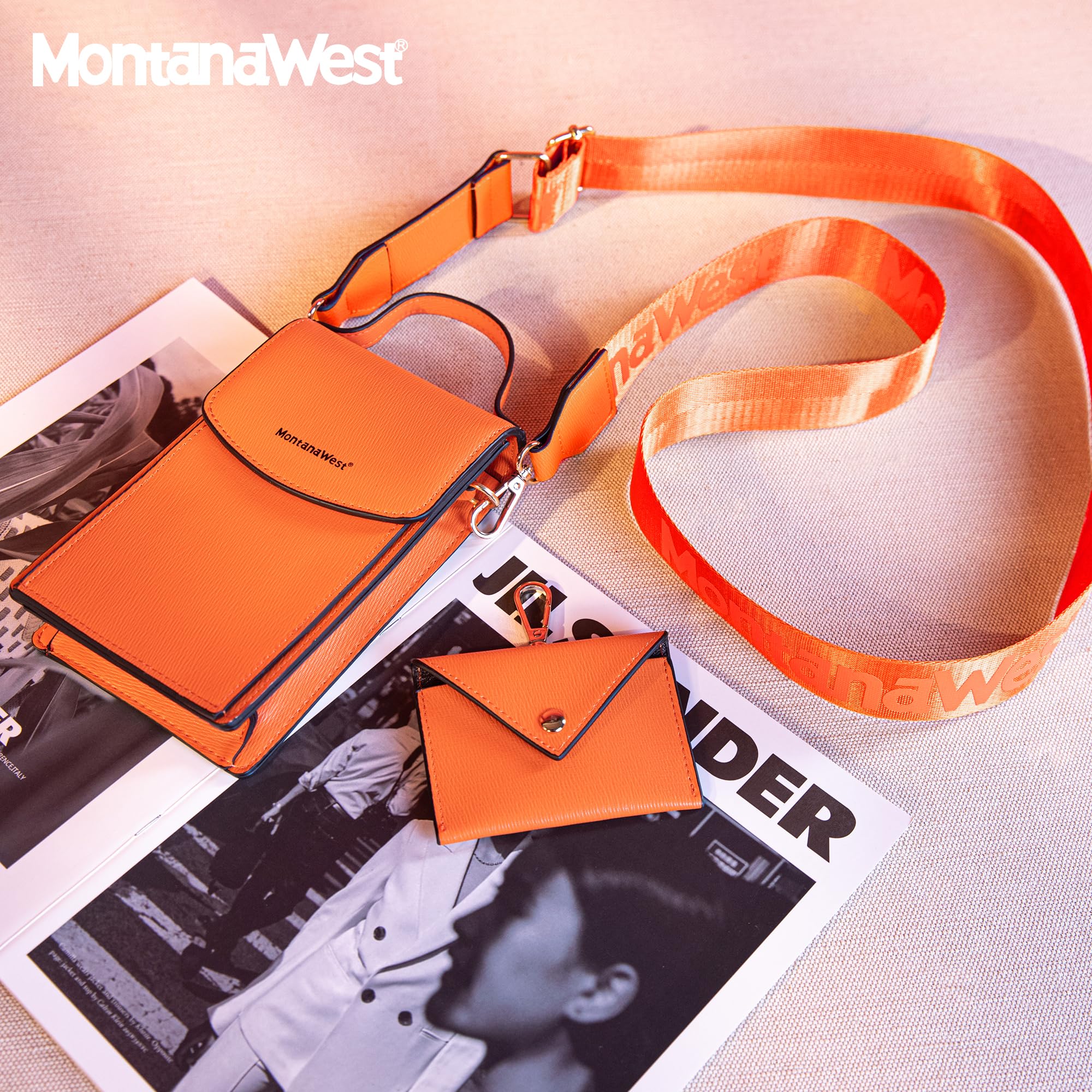 Montana West Crossbody Phone Purse for Women - Stylish Jelly Shoulder Bag with Top Handle & Coin Purse - Perfect for Everyday Use, Travel, and Shopping