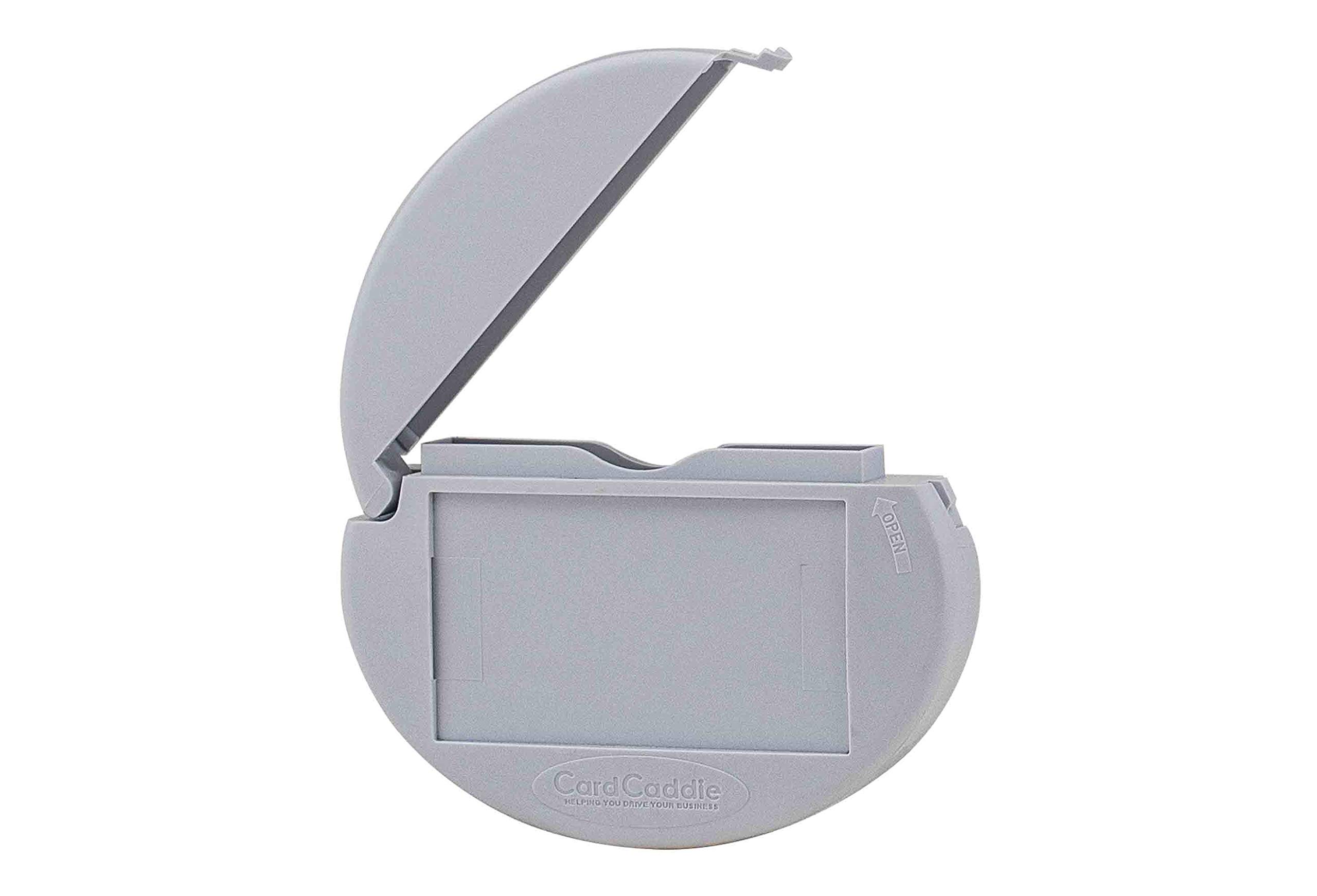 Double-Sided Marketing Card Holders for Vehicles - Pack of 2 | Business Card Display with Tape Slot | Perfect for Realtors, Promotions & Outdoor Advertising (Use for Trade Shows, Retail Displays & Direct Marketing)