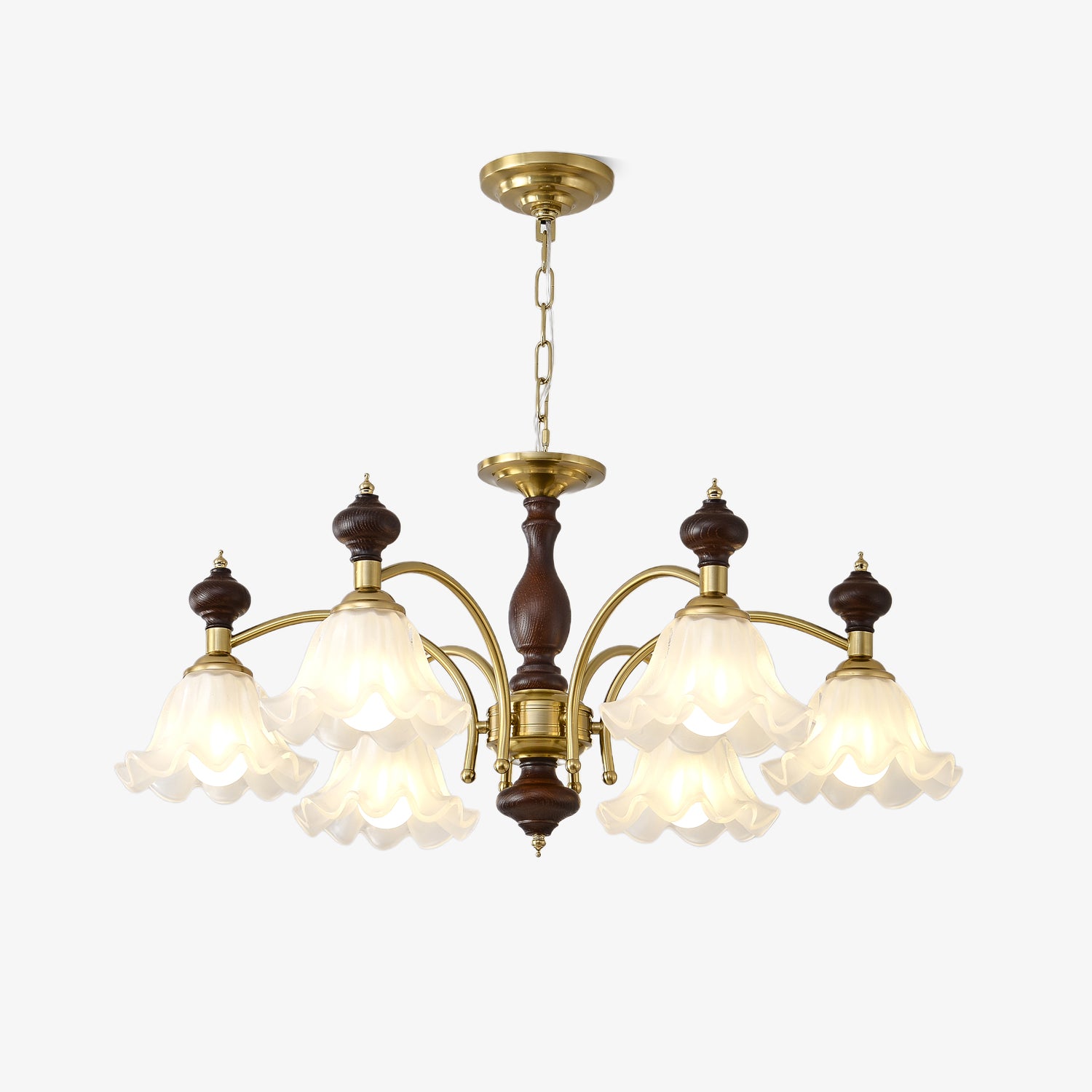 Elegant Blossom Flowers Chandelier - Floral Crystal Ceiling Light Fixture for Dining Room, Bedroom & Living Room Decor