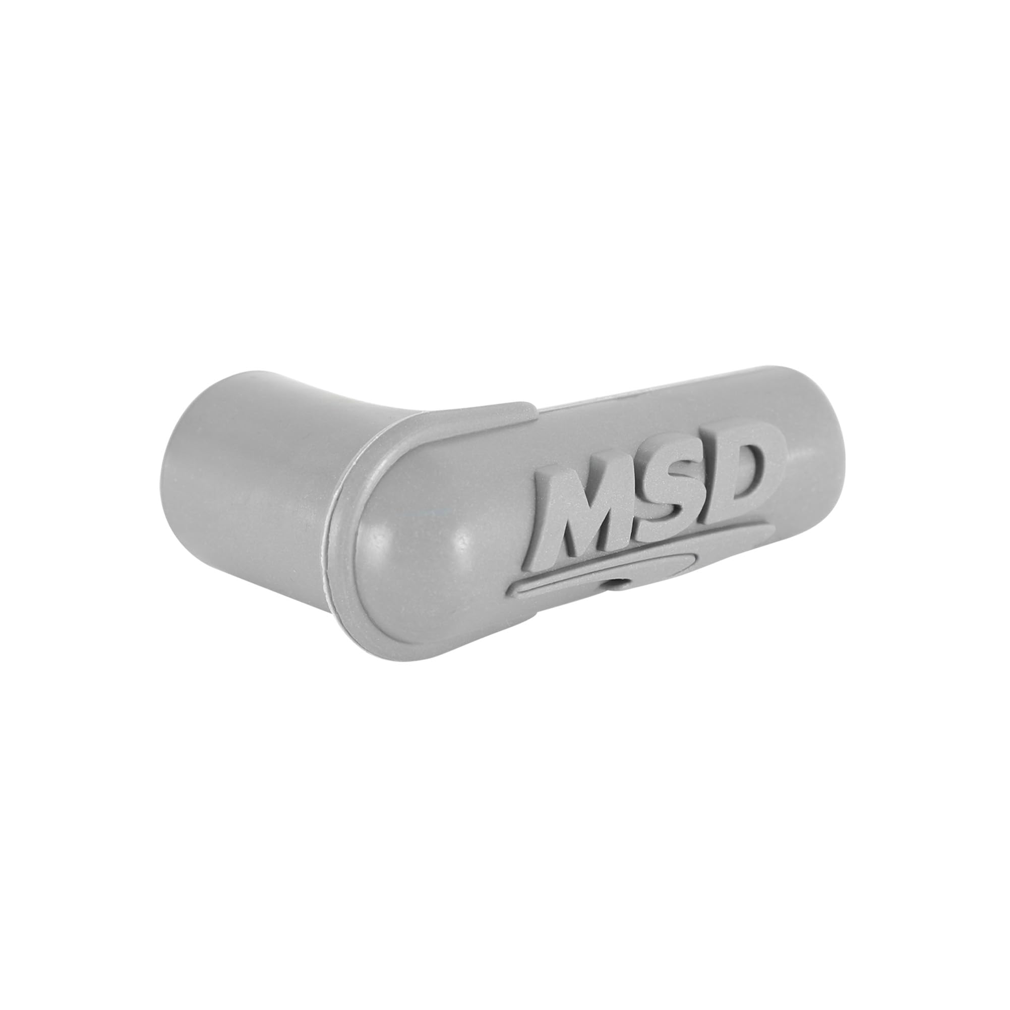 MSD 34515 Gray 90 Degree Spark Plug Boot - High Performance Ignition Wire Connector (100 Pack Bulk) - Perfect for Automotive Repair, Engine Tune-Ups & DIY Car Maintenance