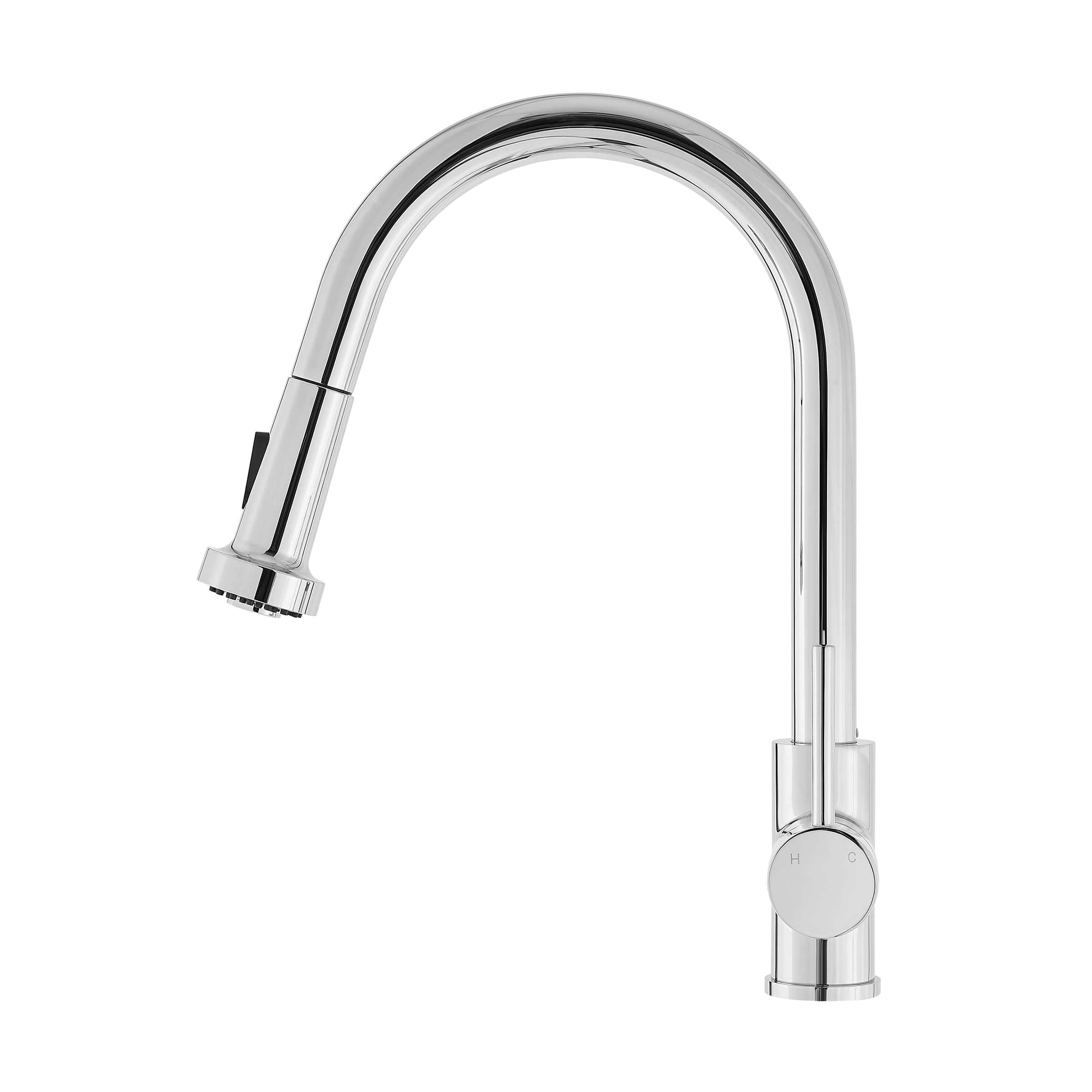 Nouvet Chrome Single Handle Pull-Down Kitchen Faucet - Modern Design for Sink, Dishwashing & Food Prep | Easy Installation & Durable Finish