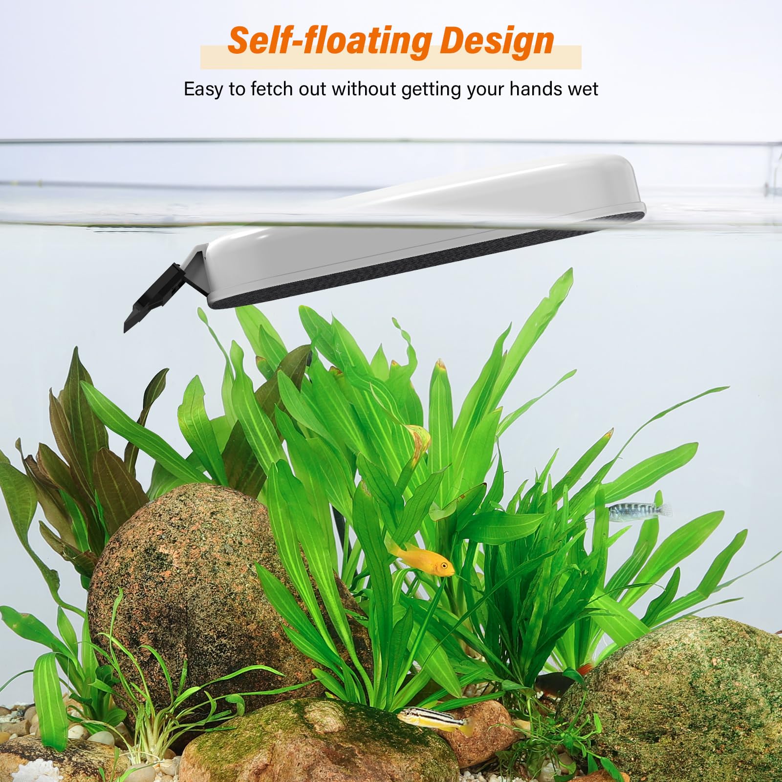 Magnetic Aquarium Cleaner for 1/2