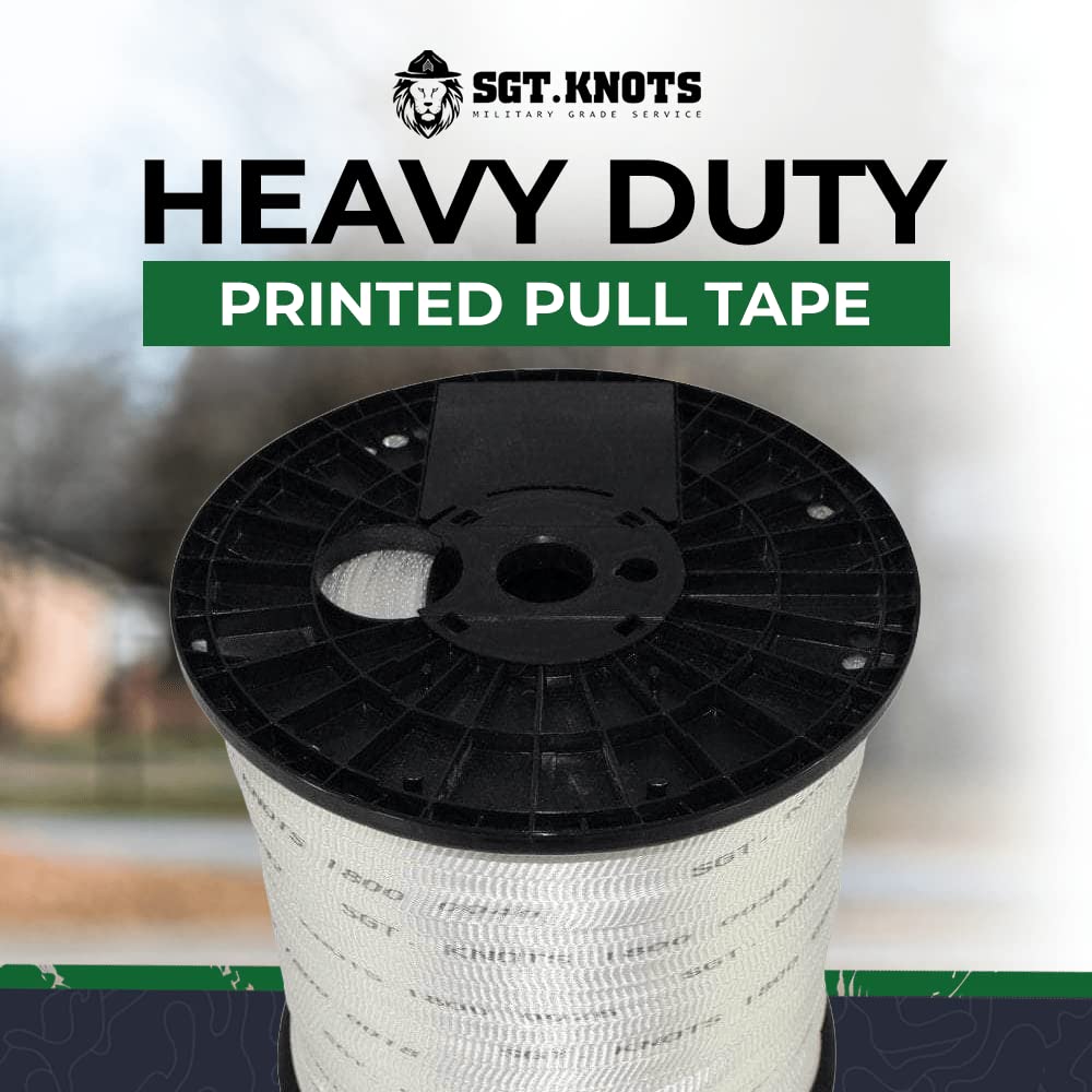 **SGT KNOTS Heavy Duty Polyester Pull Tape - 1/2