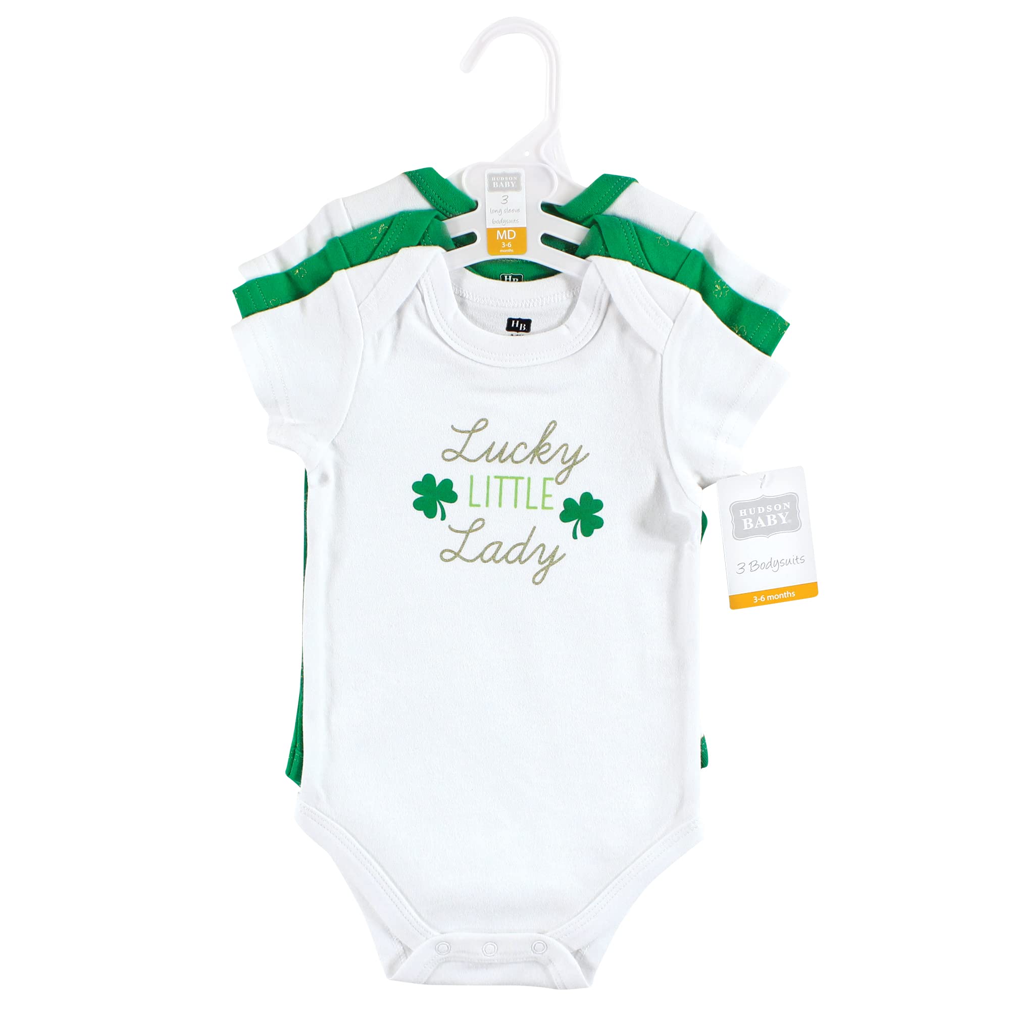 Hudson Baby Cotton Bodysuits for Infants 6-9 Months | Soft & Comfortable Baby Onesies | Perfect for Everyday Wear, Playtime & Photo Shoots