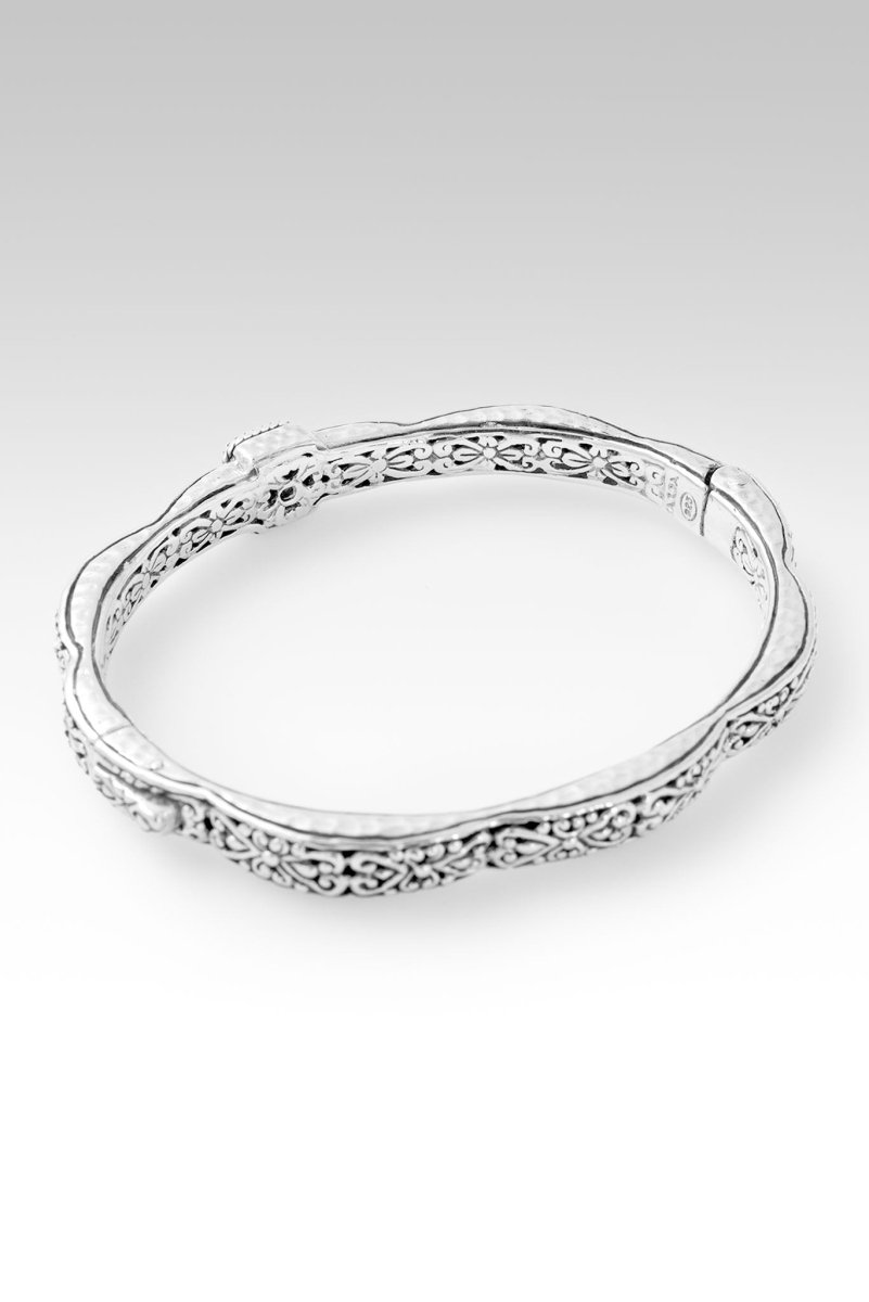 Faithful Devotion Bangle™ - Genuine Bali Hai™ Mystic Topaz Bracelet for Women | Elegant Spiritual Jewelry Gift for Meditation, Yoga & Special Occasions