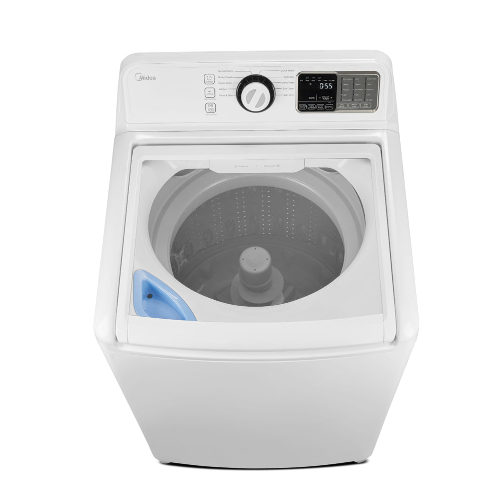 Midea 4.5 Cu. Ft. Top Load Washing Machine with Agitator - White (MLV45N1BWW) - Perfect for Small Laundry Rooms & Apartments