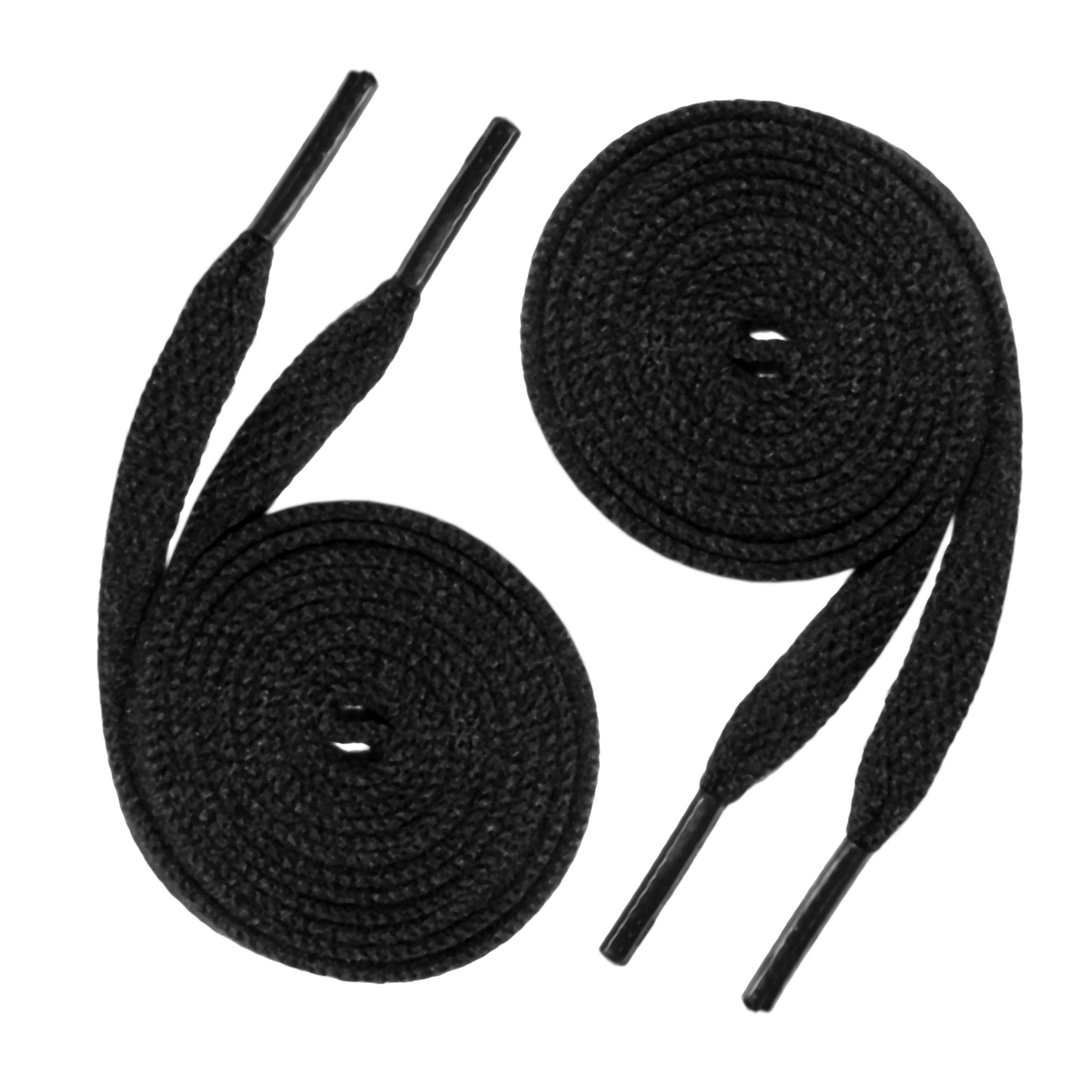 Premium Flat Shoelaces for Sneakers, Boots & Shoes - 12 Pack Durable No-Tie Laces - Perfect for Running, Hiking & Everyday Wear