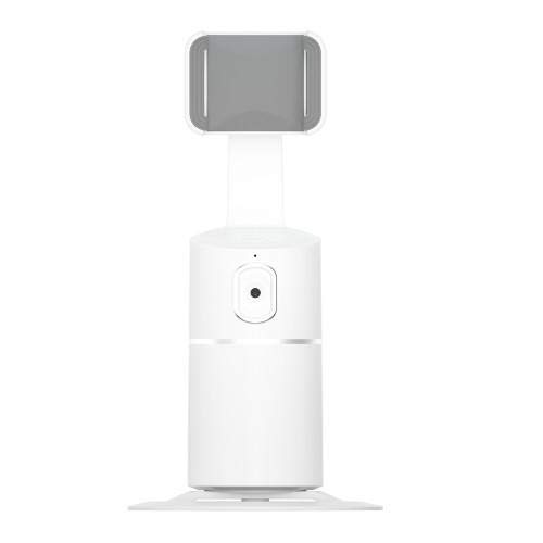 BoxWave Cubot King Kong Mini Stand and Mount with PivotTrack360 Selfie Stand - Winter White | 360° Facial Tracking Pivot Stand for Cubot King Kong Mini | Perfect for Vlogging, Live Streaming & Hands-Free Video Calls