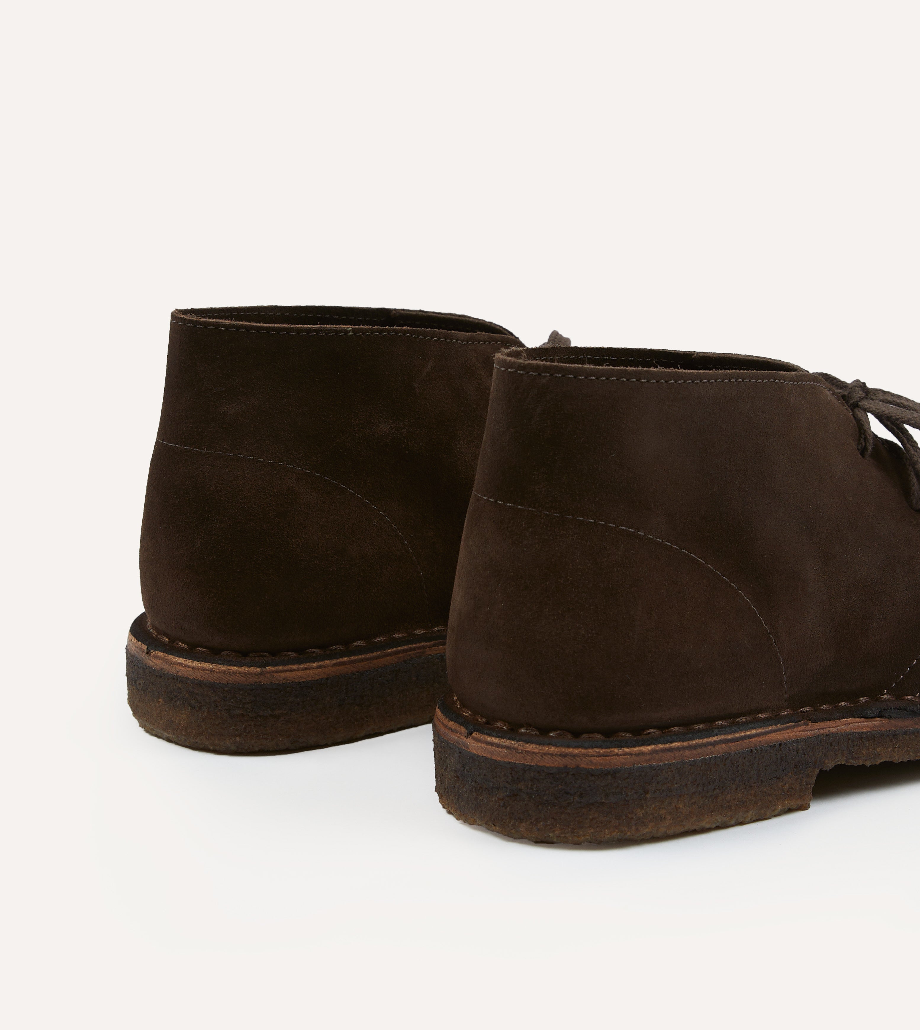 Clifford Men's Dark Brown Suede Desert Boots - Comfortable Casual Chukka Shoes for Outdoor Walking & Everyday Wear