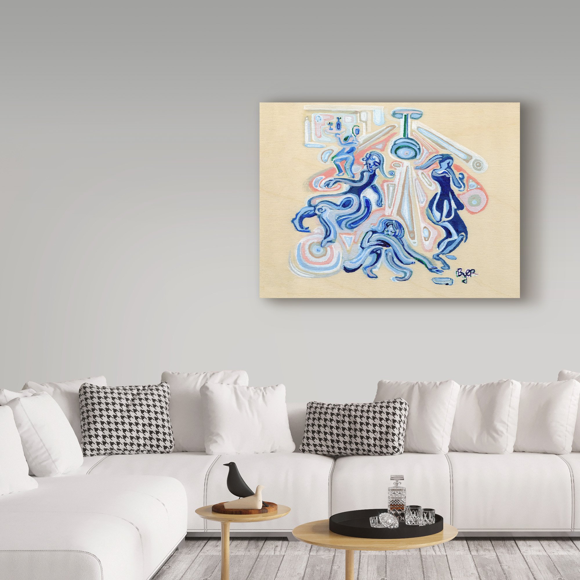 Josh Byer Shoe on the Dance Floor Canvas Art Print 24x32 Inch - Wall Decor for Living Room, Bedroom, Office, Dorm, Bar & Man Cave