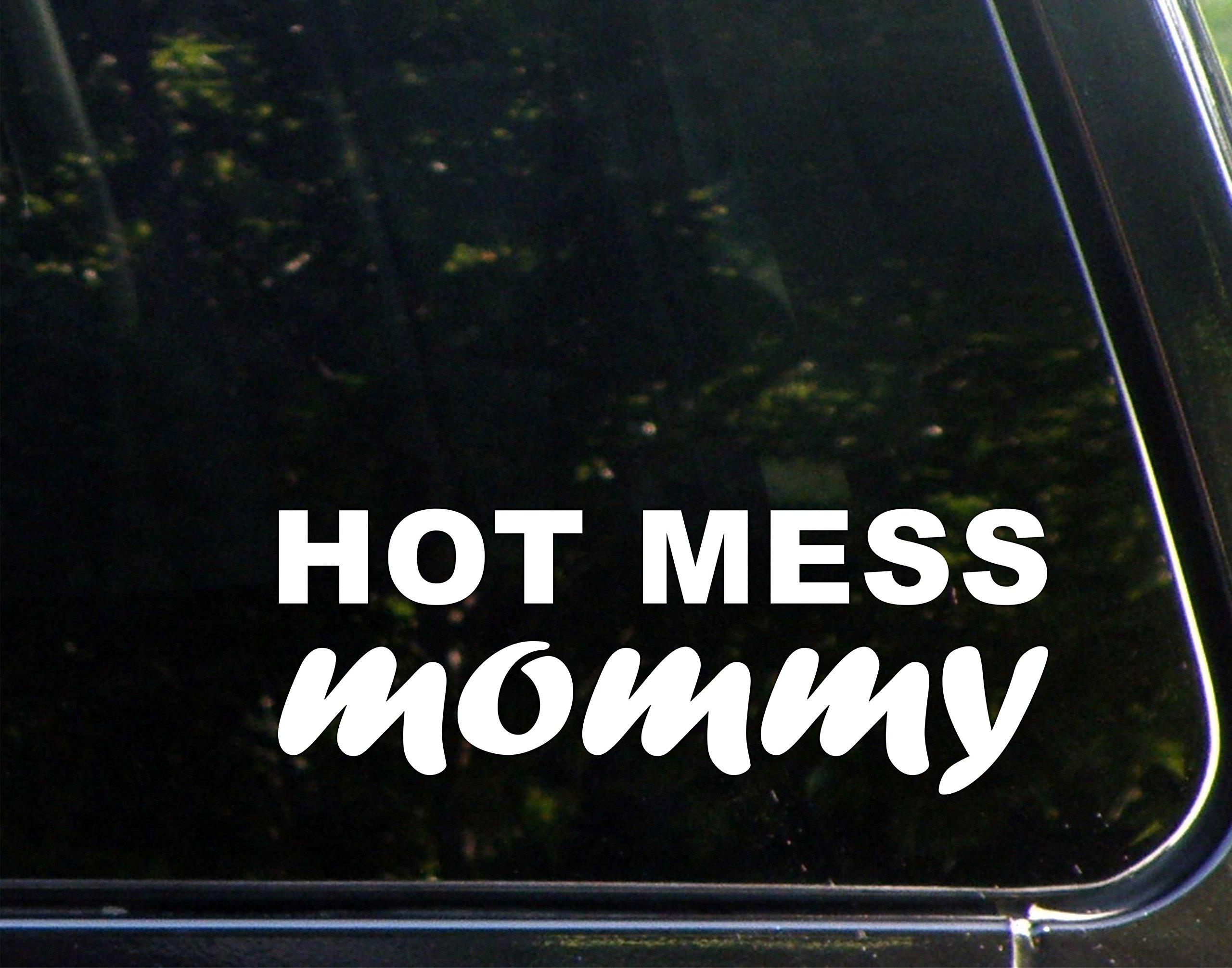 Hot Mess Mommy Vinyl Die Cut Decal - 8.75