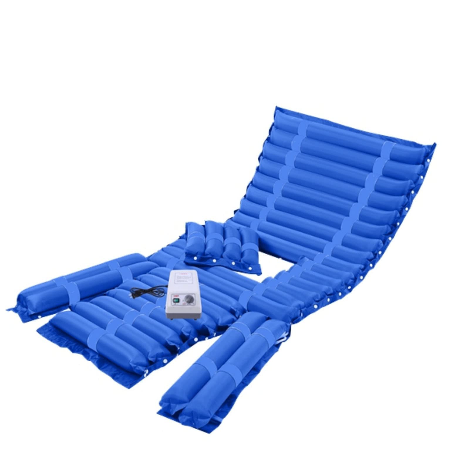 ECHBH Alternating Pressure Air Mattress for Bed Sores & Ulcer Prevention - Medical Grade Anti-Decubitus Airflow Mattress for Home Care & Nursing Facilities (Blue) - Ideal for Elderly Care, Post-Surgery Recovery & Pressure Relief