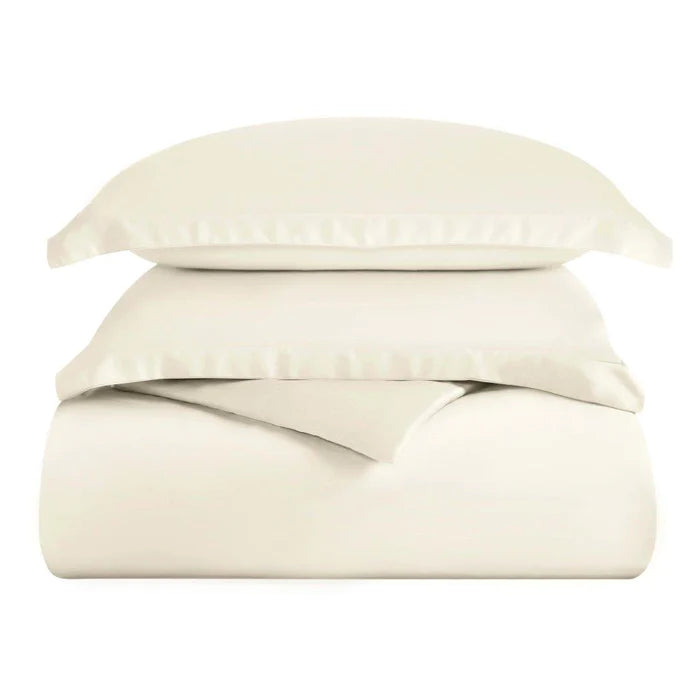 Premium 300 Thread Count Modal Duvet Cover Set - Soft & Breathable Beechwood Fabric - Perfect for Bedroom, Hotel, and Guest Room Comfort