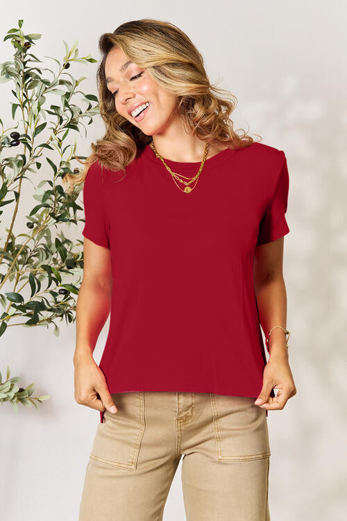 Round Neck Short Sleeve T-Shirt for Men - Comfortable Cotton Casual Tee - Perfect for Everyday Wear, Gym & Outdoor Activities