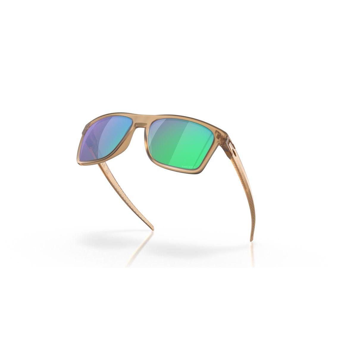 Oakley Leffingwell Matte Sepia/Prizm Jade Polarized Sunglasses 0OO9100 910003 - Stylish UV Protection for Outdoor Sports & Driving