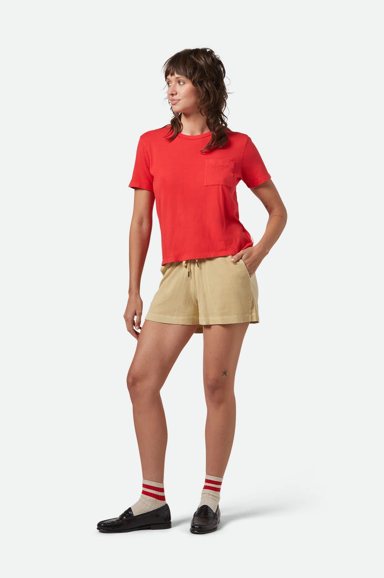 Carefree Organic Cotton Garment-Dyed Perfect Fit T-Shirt for Men & Women - Soft, Breathable & Comfortable - Crimson Red - Ideal for Casual Wear, Outdoors & Everyday Comfort