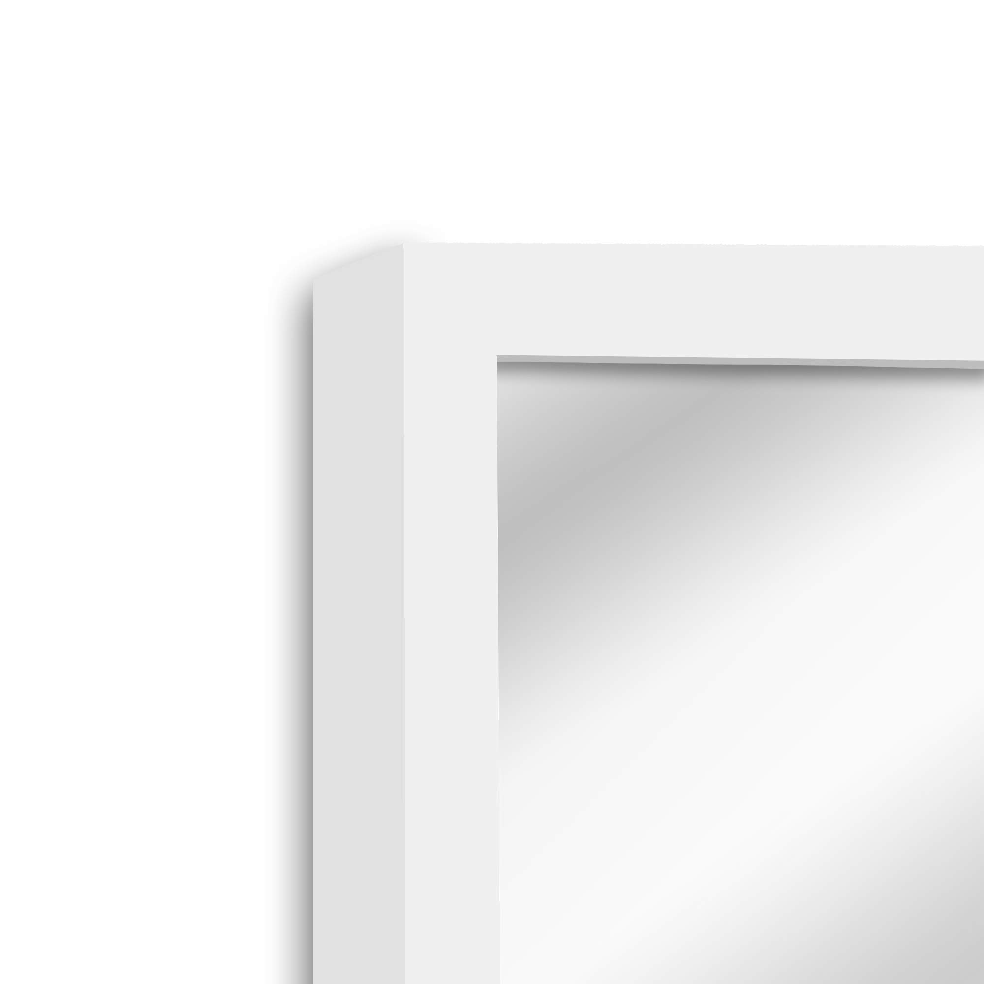 Stupell Industries London Rectangular White Framed Wall Mirror - 11