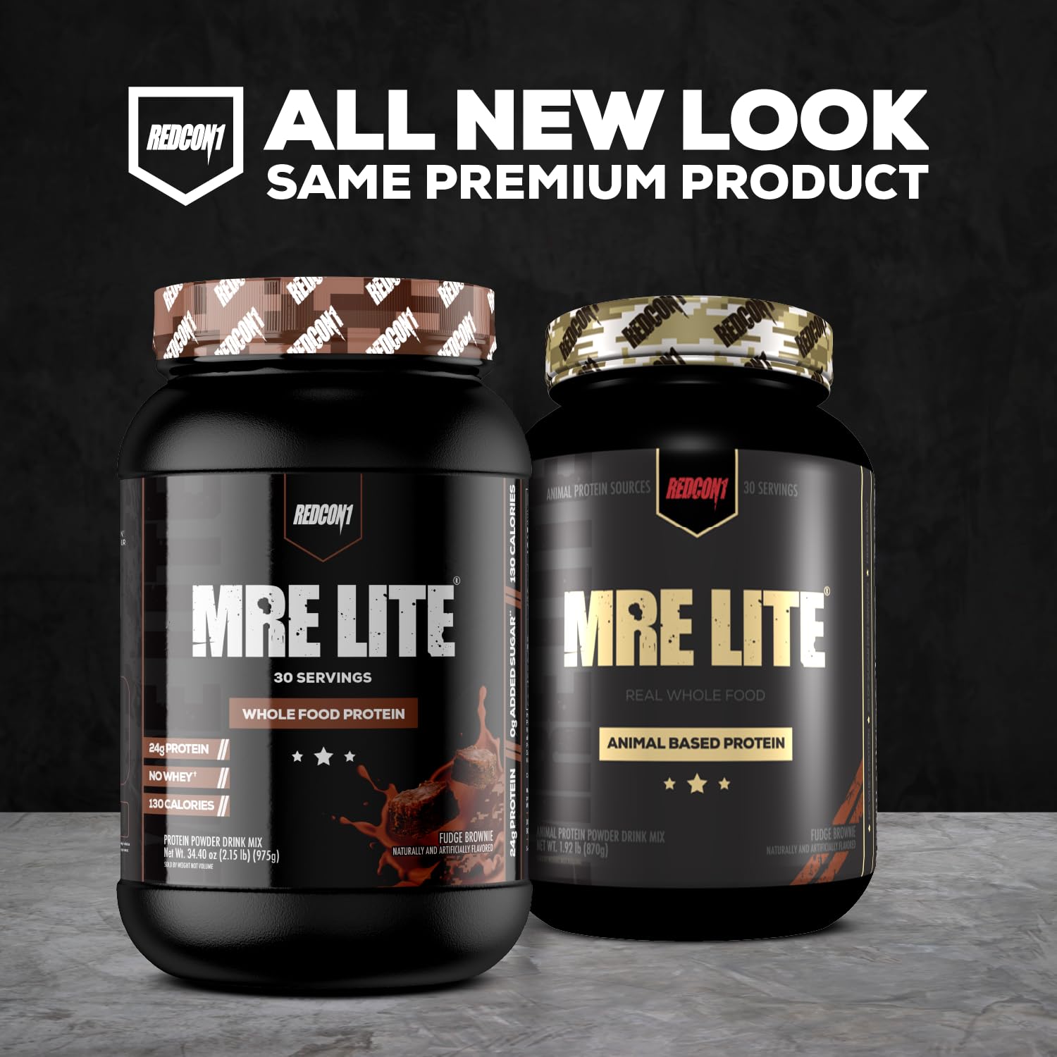 REDCON1 MRE Lite Whole Food Protein Powder - Vanilla Milkshake Flavor | Low Carb Whey-Free Meal Replacement with Animal Protein Blends | Easy Digest MCT Oil Supplement (30 Servings) | Perfect for Post-Workout Recovery & Keto Diet