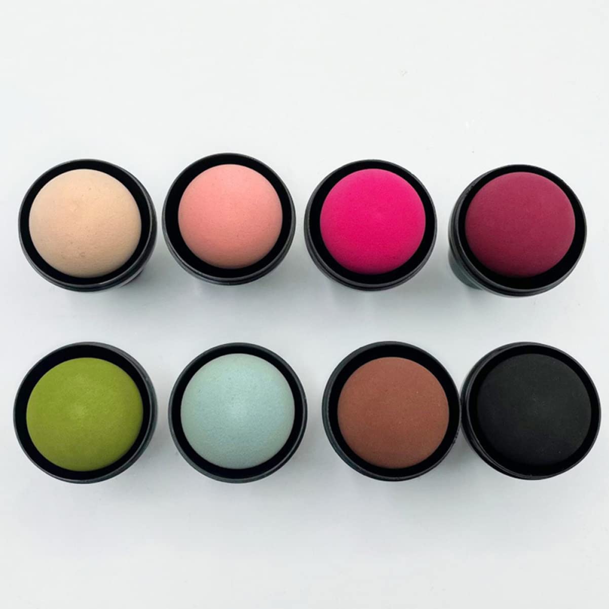 Beauty Makeup Powder Puffs 10 Pack - Soft Non-Slip for Flawless Foundation Application
