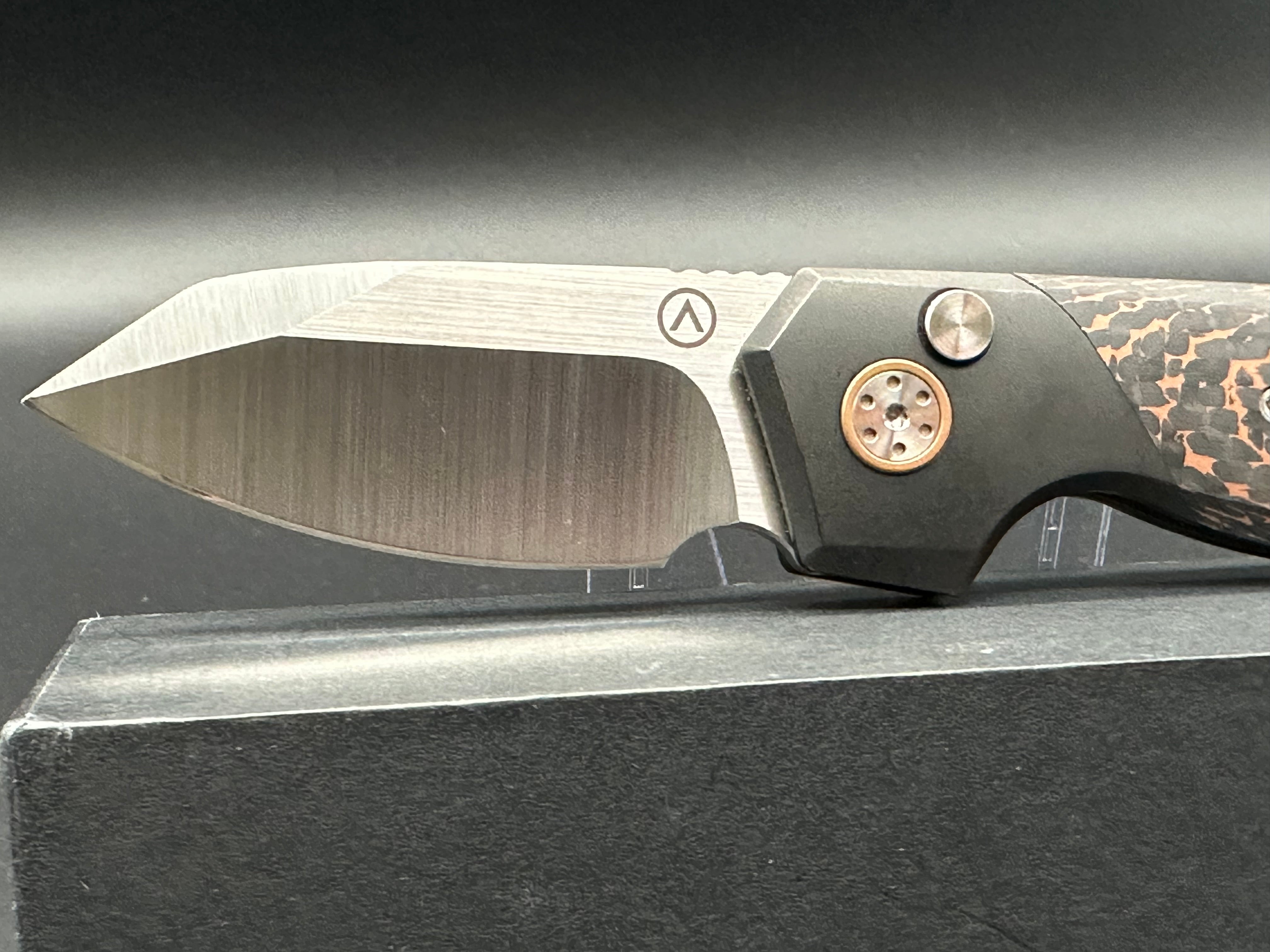 Alliance Design Mini Slim Pickins Copperhead Edition - Compact Everyday Carry Knife for Outdoor, Camping & Survival | Premium Copperhead Design